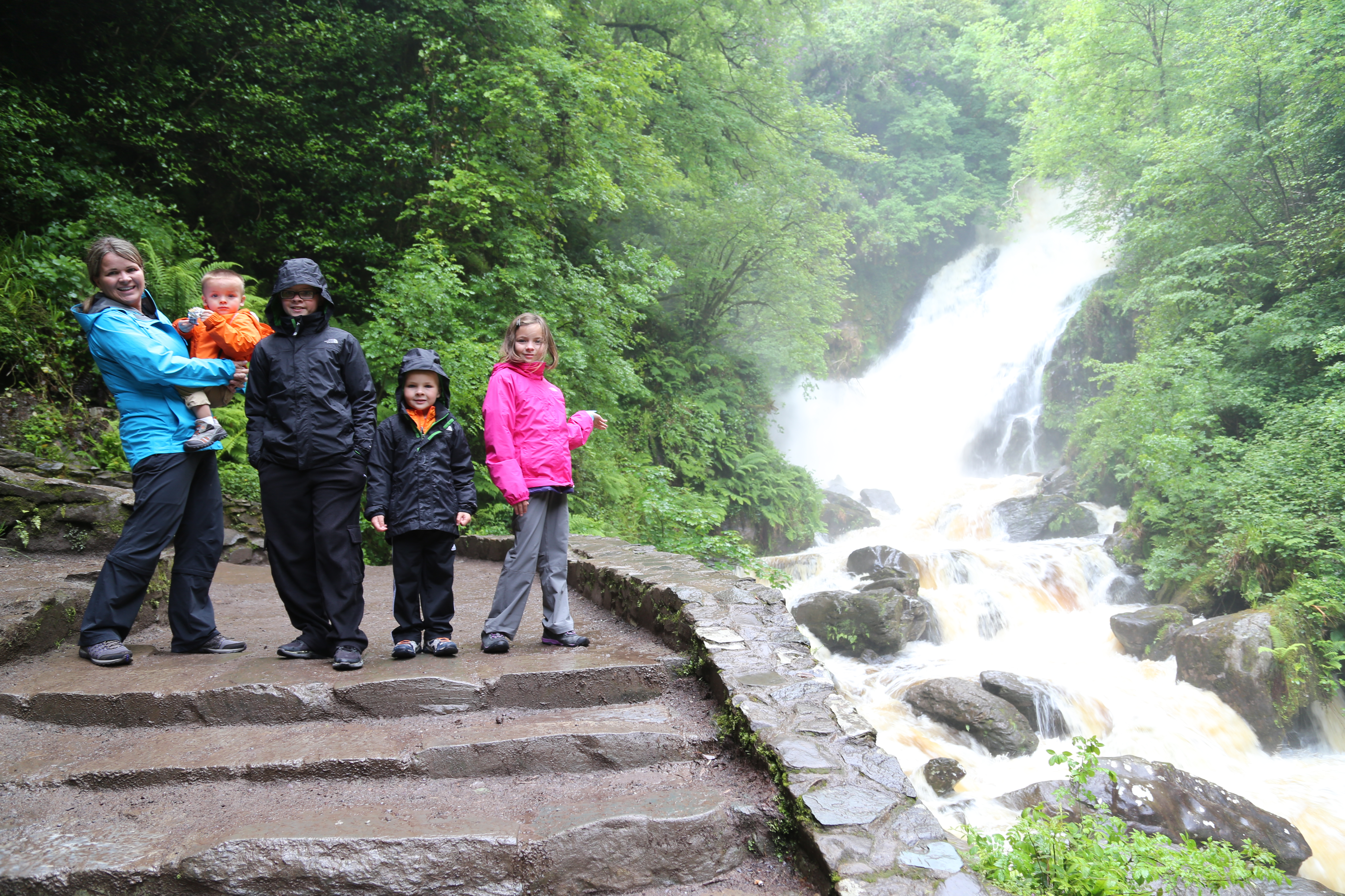 2014 Europe Trip Day 3 - Ireland (The Burren, Poulnabrone Portal Tomb Dolmen, Caherconnell Fort, Sheepdogs, Ring of Kerry, Killarney National Park, Muckross House, Torc Waterfall)