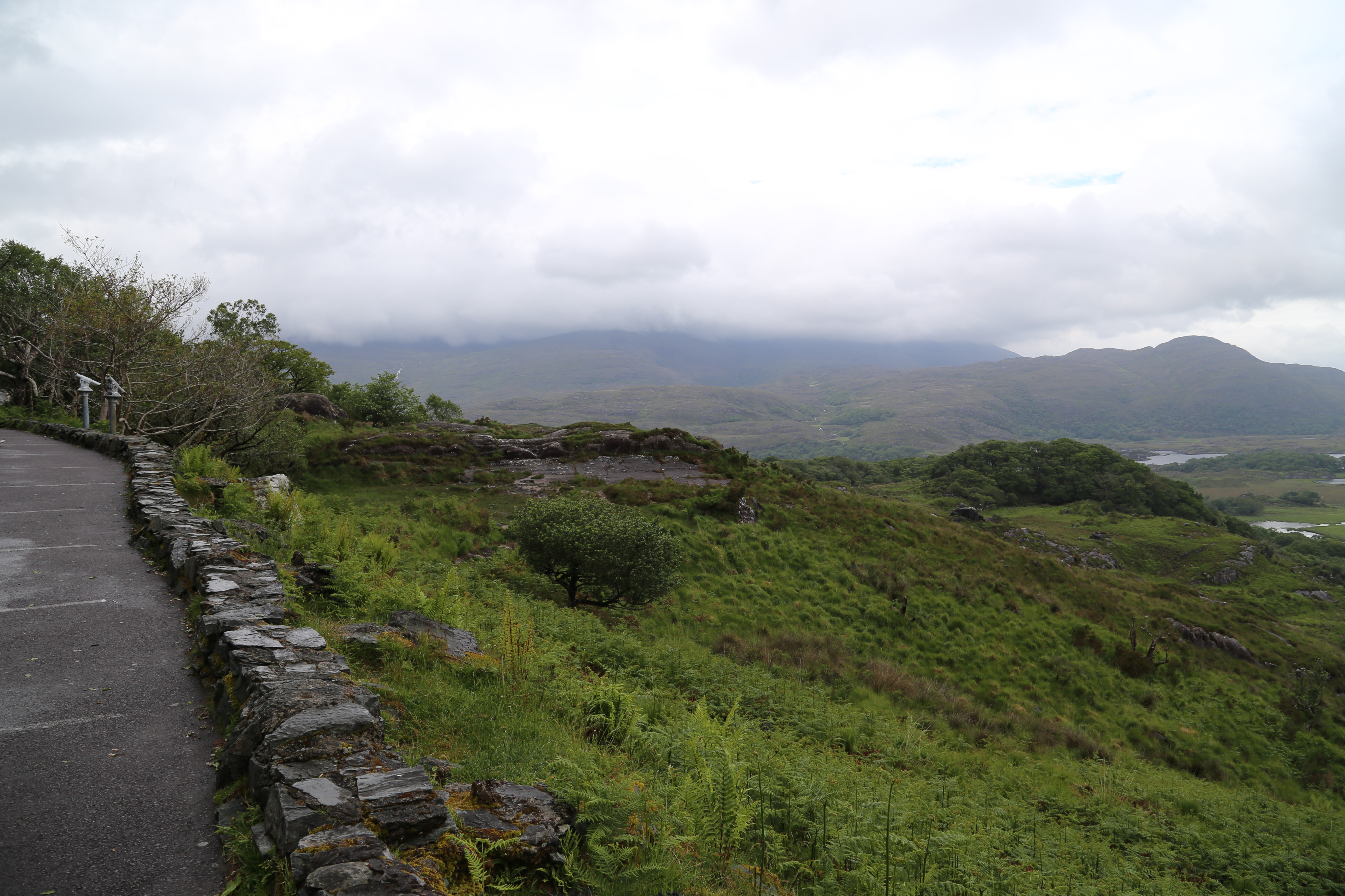 2014 Europe Trip Day 3 - Ireland (The Burren, Poulnabrone Portal Tomb Dolmen, Caherconnell Fort, Sheepdogs, Ring of Kerry, Killarney National Park, Muckross House, Torc Waterfall)