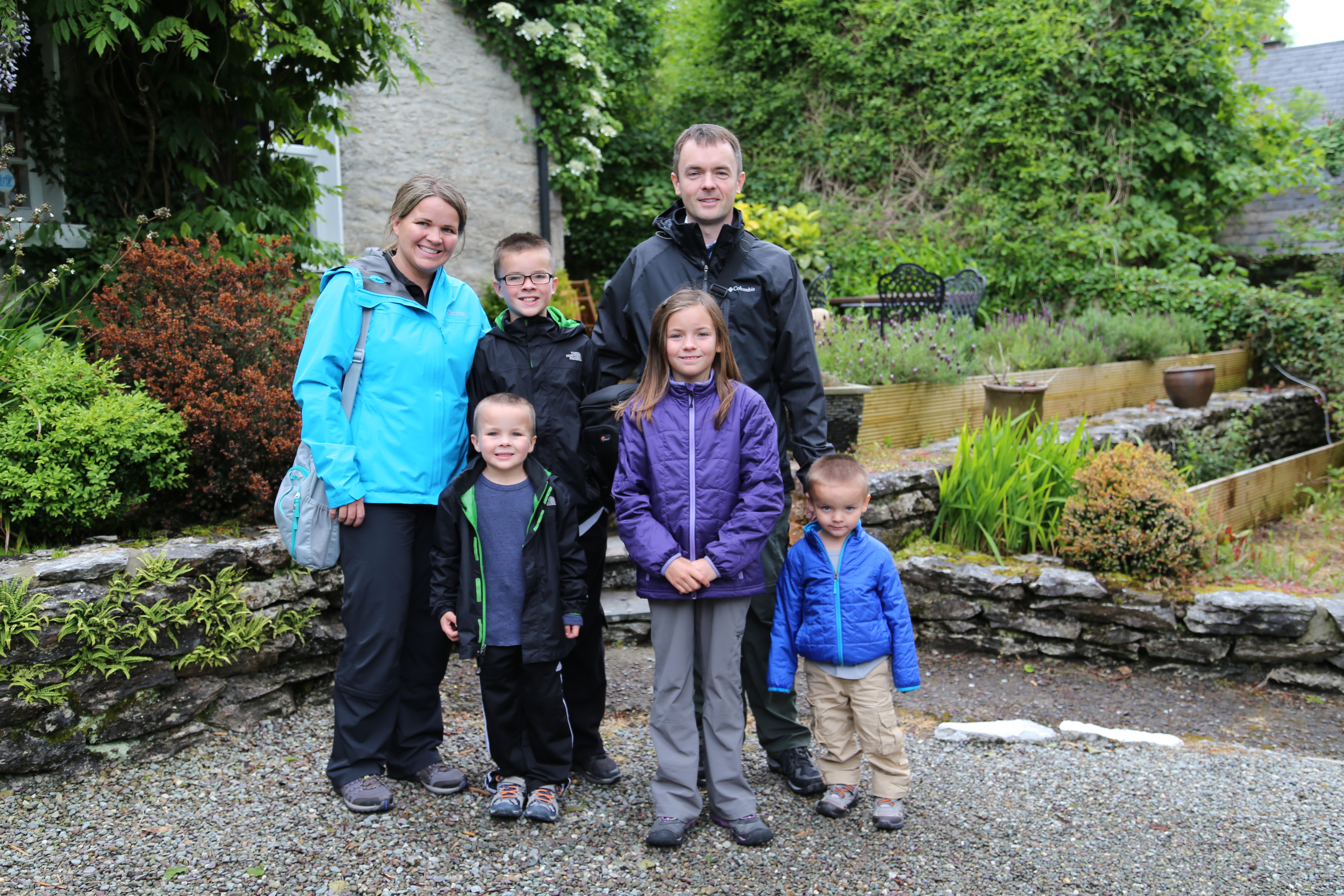 2014 Europe Trip Day 3 - Ireland (The Burren, Poulnabrone Portal Tomb Dolmen, Caherconnell Fort, Sheepdogs, Ring of Kerry, Killarney National Park, Muckross House, Torc Waterfall)