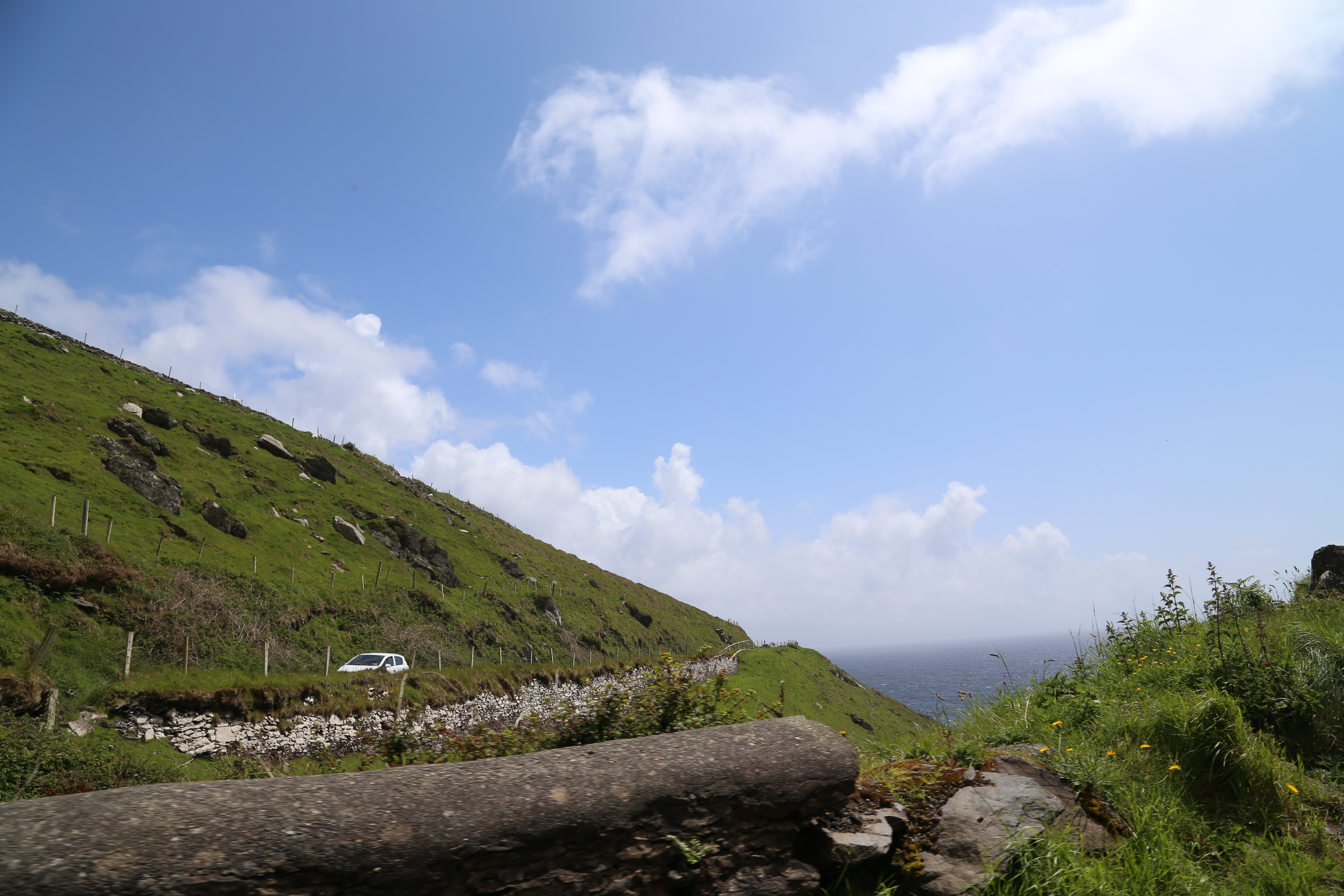 2014 Europe Trip Day 5 - Ireland (Church in Tralee, Blennerville Windmill, Dingle Peninsula, Conor Pass, Ventry Beach, Dunbeg Fort, Irish Potato Famine, Gallarus Oratory, Ring of Kerry, Valentia Island, The Kerry Cliffs, Ballinskelligs Castle and Beach)