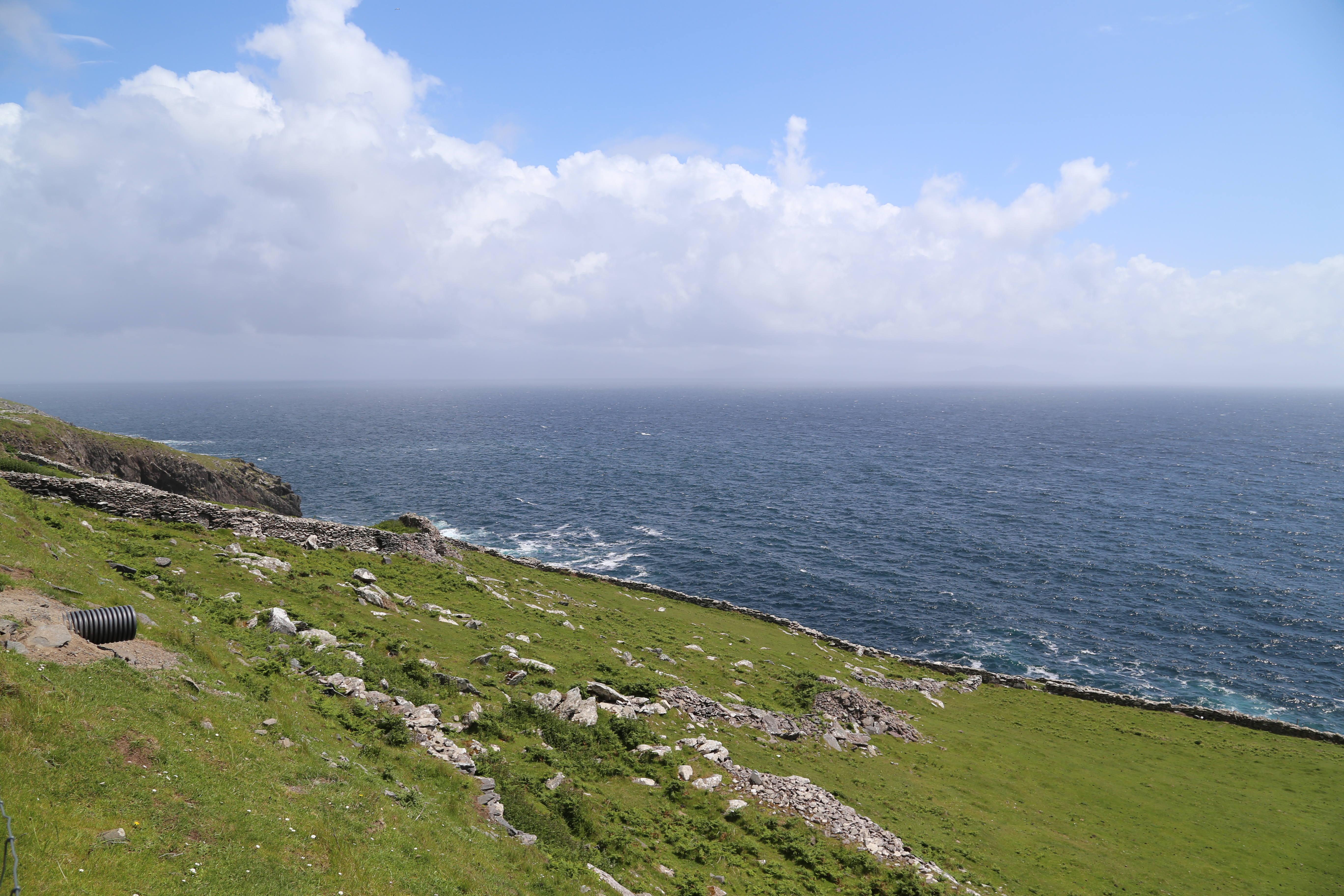 2014 Europe Trip Day 5 - Ireland (Church in Tralee, Blennerville Windmill, Dingle Peninsula, Conor Pass, Ventry Beach, Dunbeg Fort, Irish Potato Famine, Gallarus Oratory, Ring of Kerry, Valentia Island, The Kerry Cliffs, Ballinskelligs Castle and Beach)