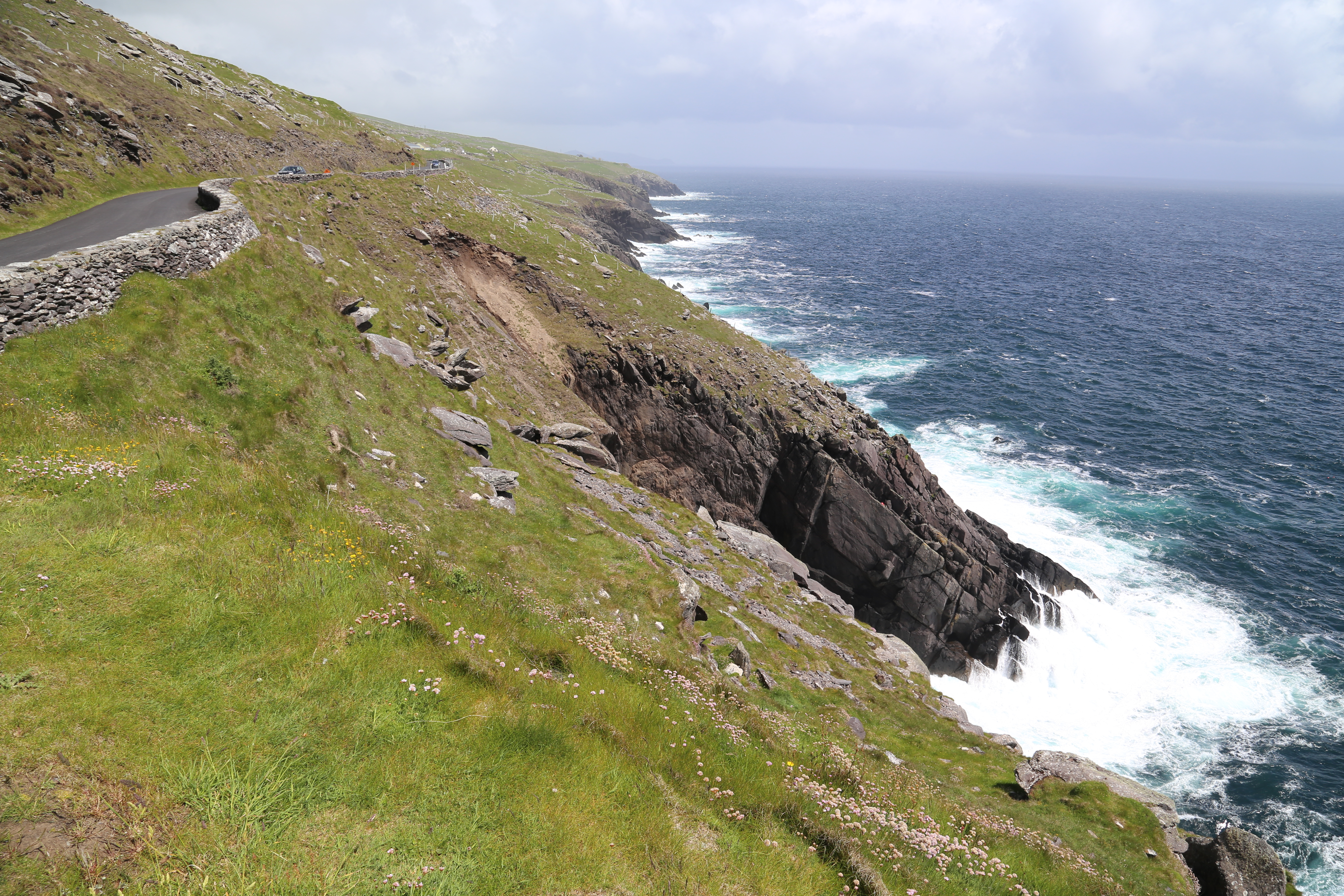 2014 Europe Trip Day 5 - Ireland (Church in Tralee, Blennerville Windmill, Dingle Peninsula, Conor Pass, Ventry Beach, Dunbeg Fort, Irish Potato Famine, Gallarus Oratory, Ring of Kerry, Valentia Island, The Kerry Cliffs, Ballinskelligs Castle and Beach)