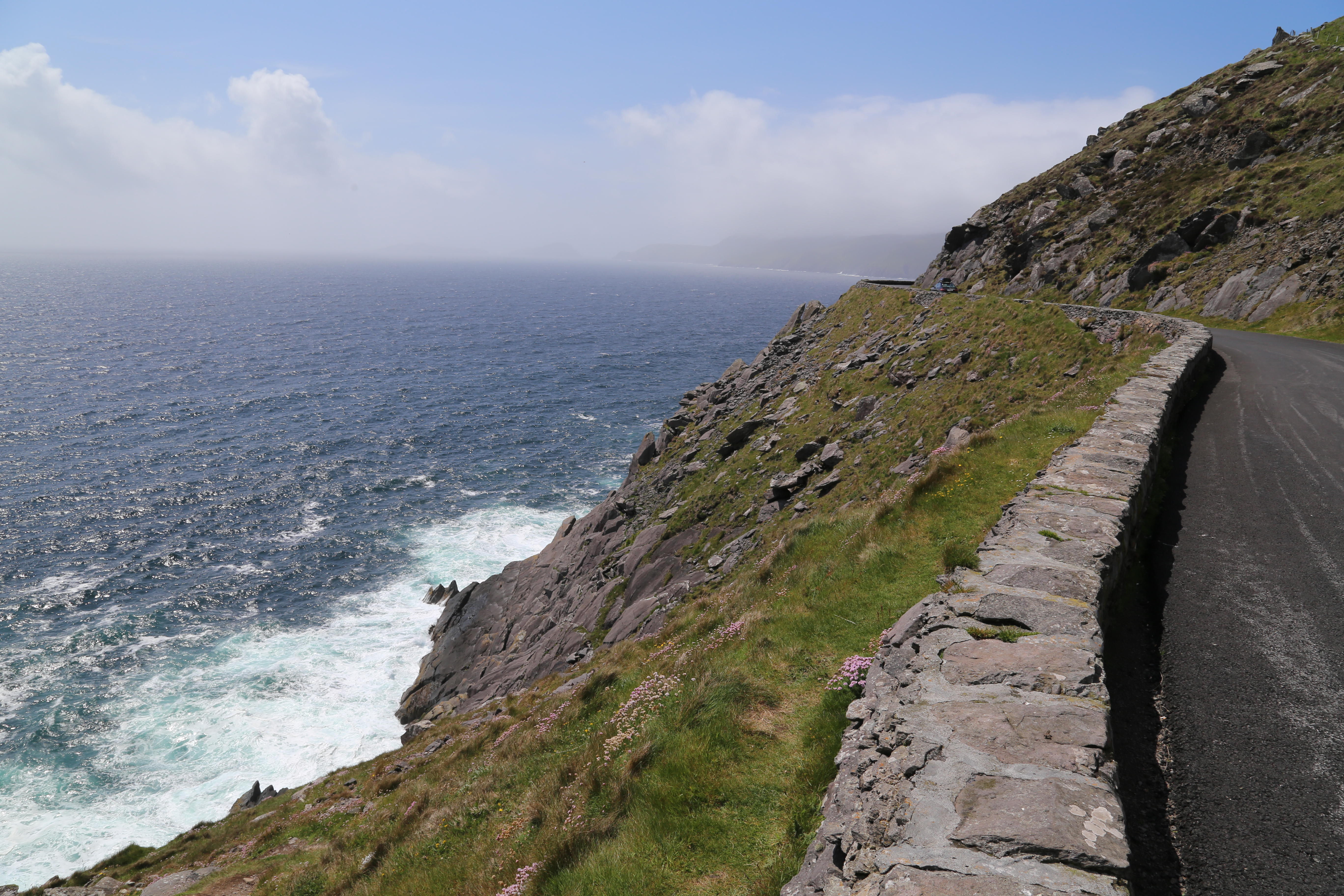 2014 Europe Trip Day 5 - Ireland (Church in Tralee, Blennerville Windmill, Dingle Peninsula, Conor Pass, Ventry Beach, Dunbeg Fort, Irish Potato Famine, Gallarus Oratory, Ring of Kerry, Valentia Island, The Kerry Cliffs, Ballinskelligs Castle and Beach)