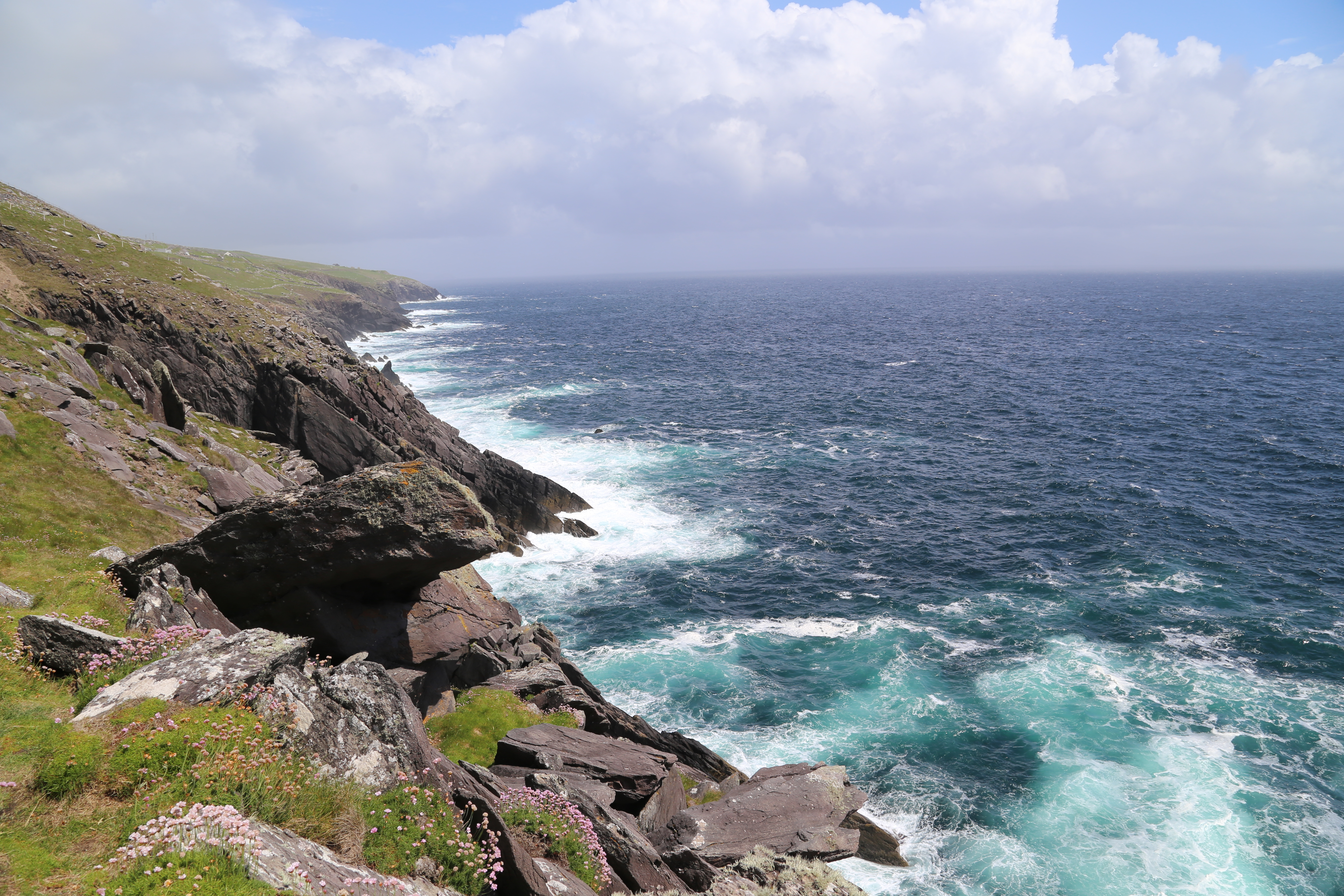 2014 Europe Trip Day 5 - Ireland (Church in Tralee, Blennerville Windmill, Dingle Peninsula, Conor Pass, Ventry Beach, Dunbeg Fort, Irish Potato Famine, Gallarus Oratory, Ring of Kerry, Valentia Island, The Kerry Cliffs, Ballinskelligs Castle and Beach)