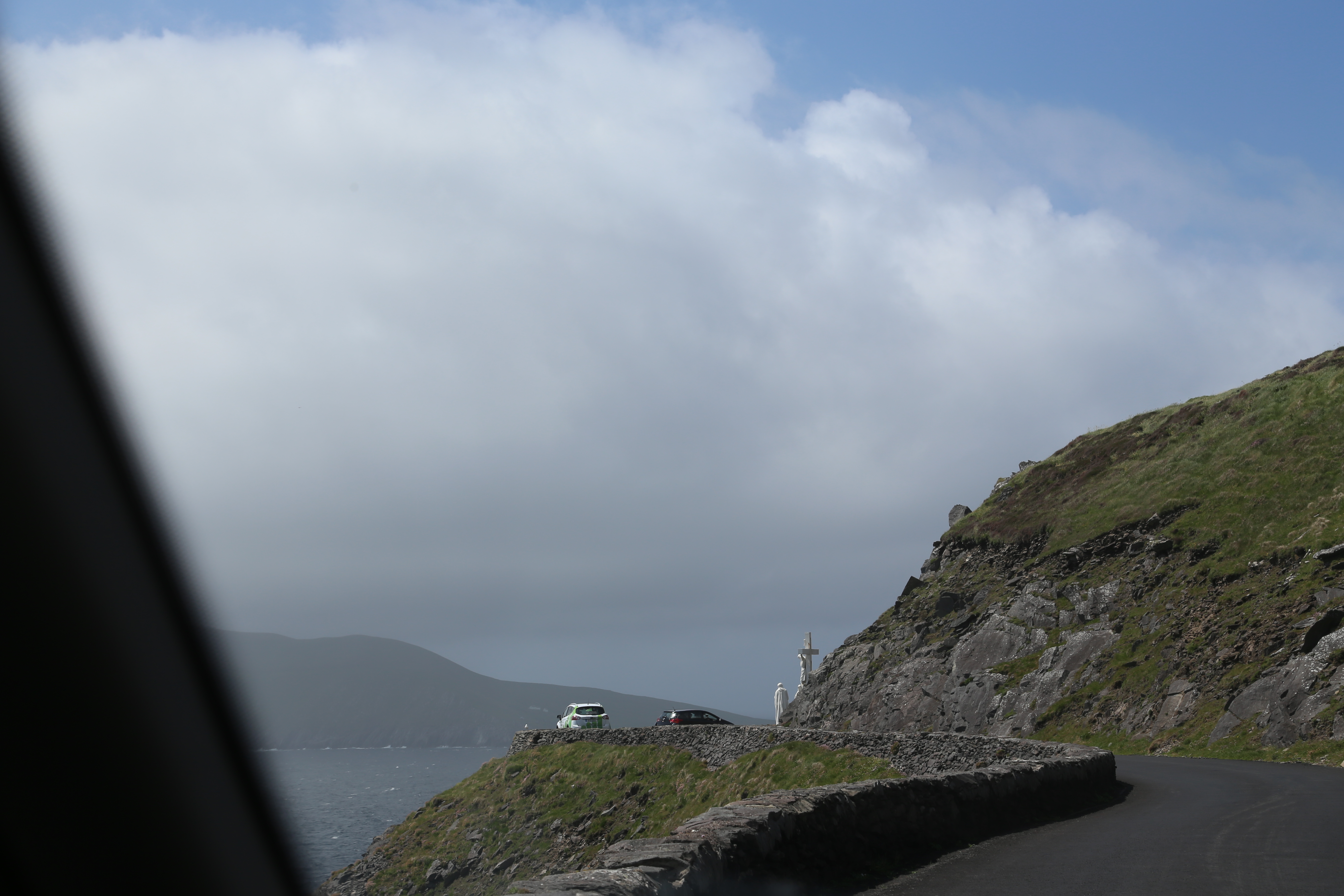 2014 Europe Trip Day 5 - Ireland (Church in Tralee, Blennerville Windmill, Dingle Peninsula, Conor Pass, Ventry Beach, Dunbeg Fort, Irish Potato Famine, Gallarus Oratory, Ring of Kerry, Valentia Island, The Kerry Cliffs, Ballinskelligs Castle and Beach)