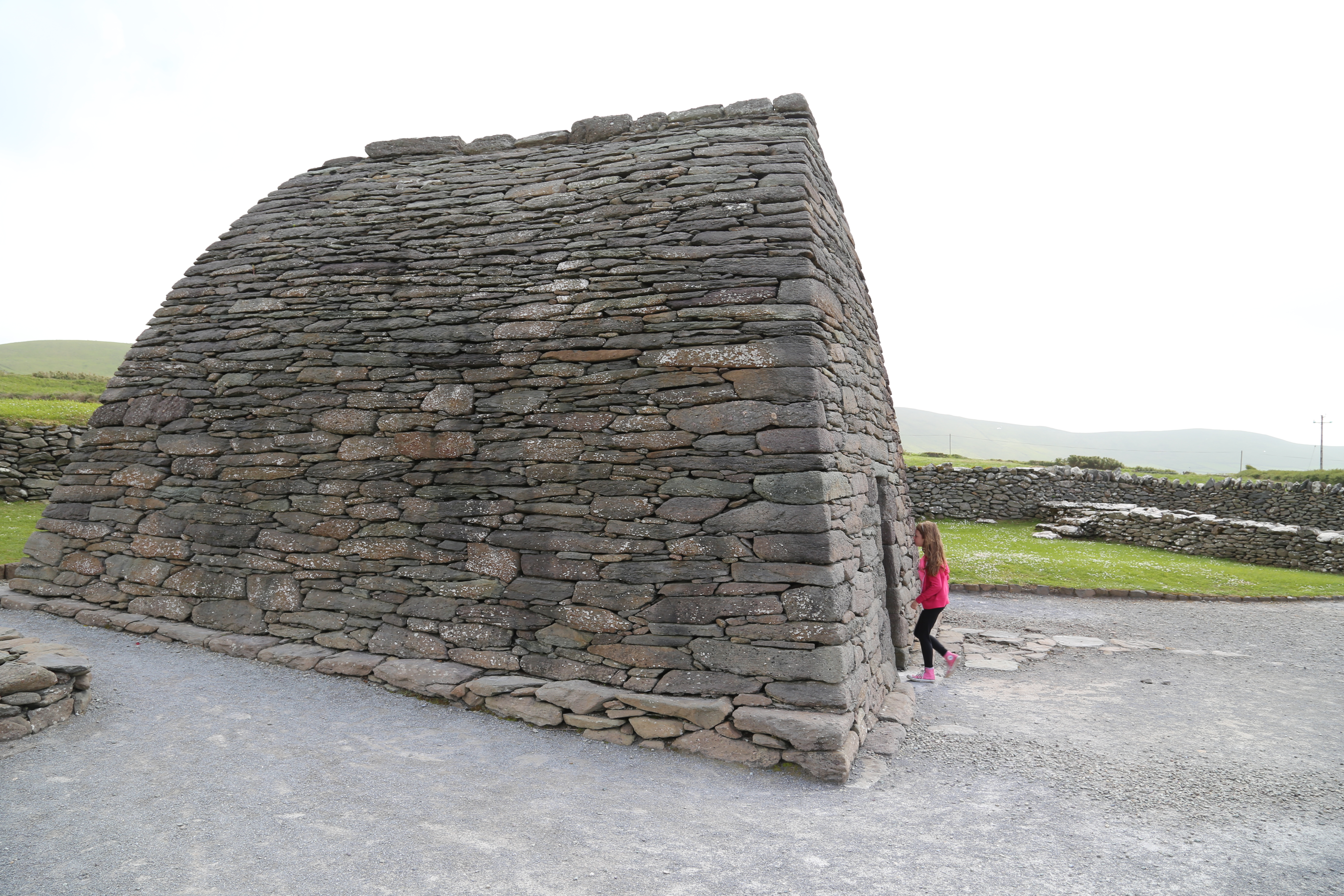 2014 Europe Trip Day 5 - Ireland (Church in Tralee, Blennerville Windmill, Dingle Peninsula, Conor Pass, Ventry Beach, Dunbeg Fort, Irish Potato Famine, Gallarus Oratory, Ring of Kerry, Valentia Island, The Kerry Cliffs, Ballinskelligs Castle and Beach)