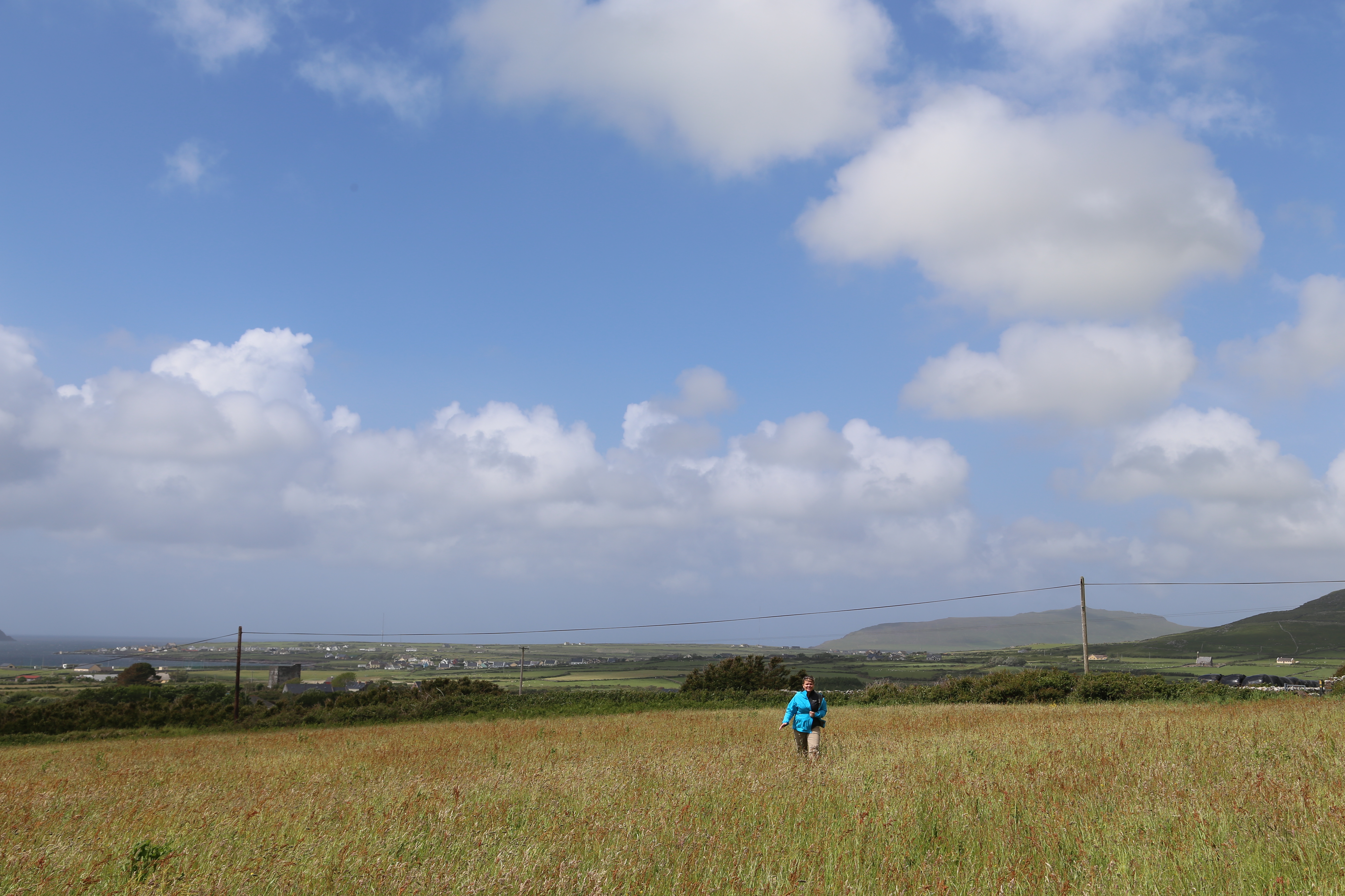 2014 Europe Trip Day 5 - Ireland (Church in Tralee, Blennerville Windmill, Dingle Peninsula, Conor Pass, Ventry Beach, Dunbeg Fort, Irish Potato Famine, Gallarus Oratory, Ring of Kerry, Valentia Island, The Kerry Cliffs, Ballinskelligs Castle and Beach)