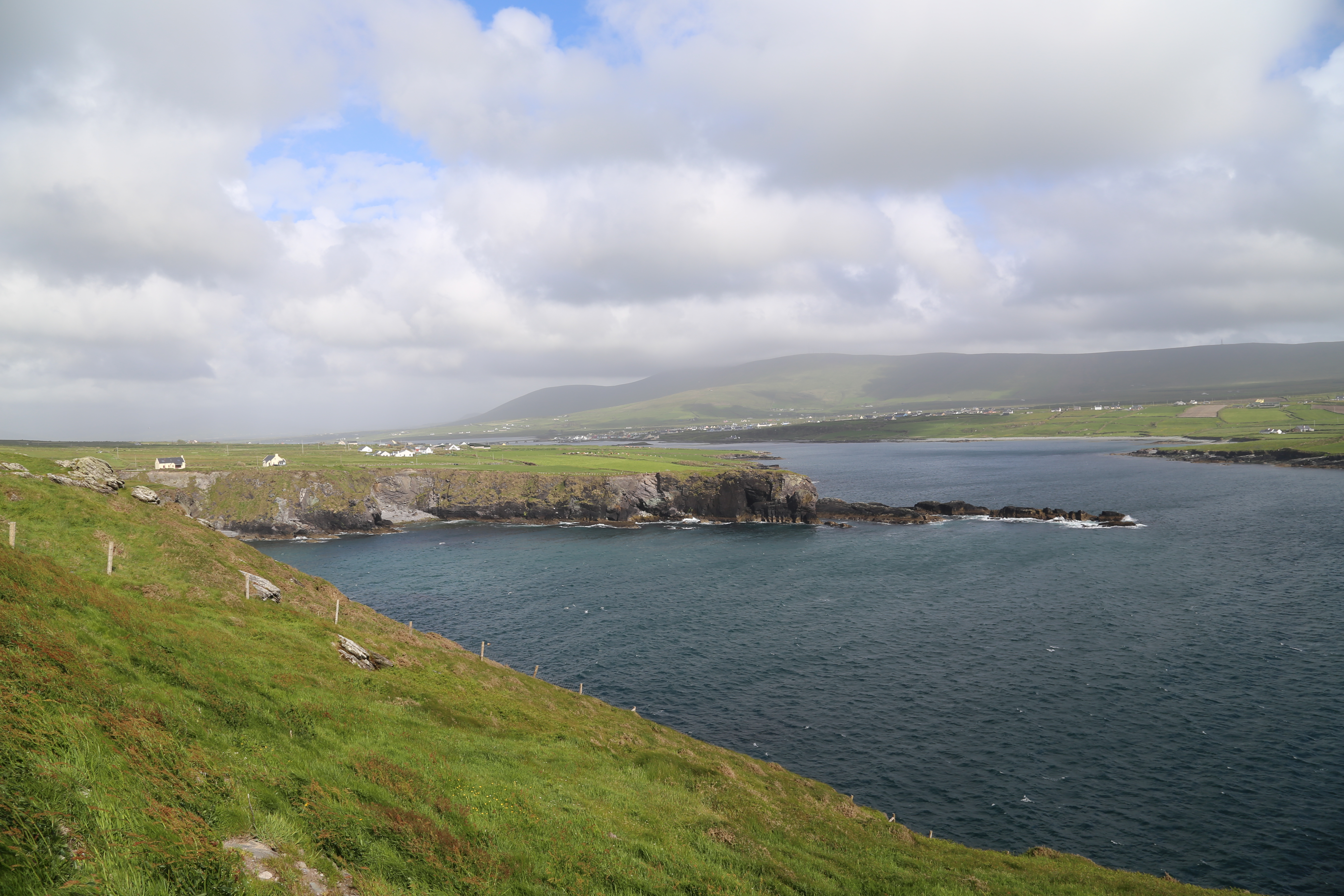 2014 Europe Trip Day 5 - Ireland (Church in Tralee, Blennerville Windmill, Dingle Peninsula, Conor Pass, Ventry Beach, Dunbeg Fort, Irish Potato Famine, Gallarus Oratory, Ring of Kerry, Valentia Island, The Kerry Cliffs, Ballinskelligs Castle and Beach)