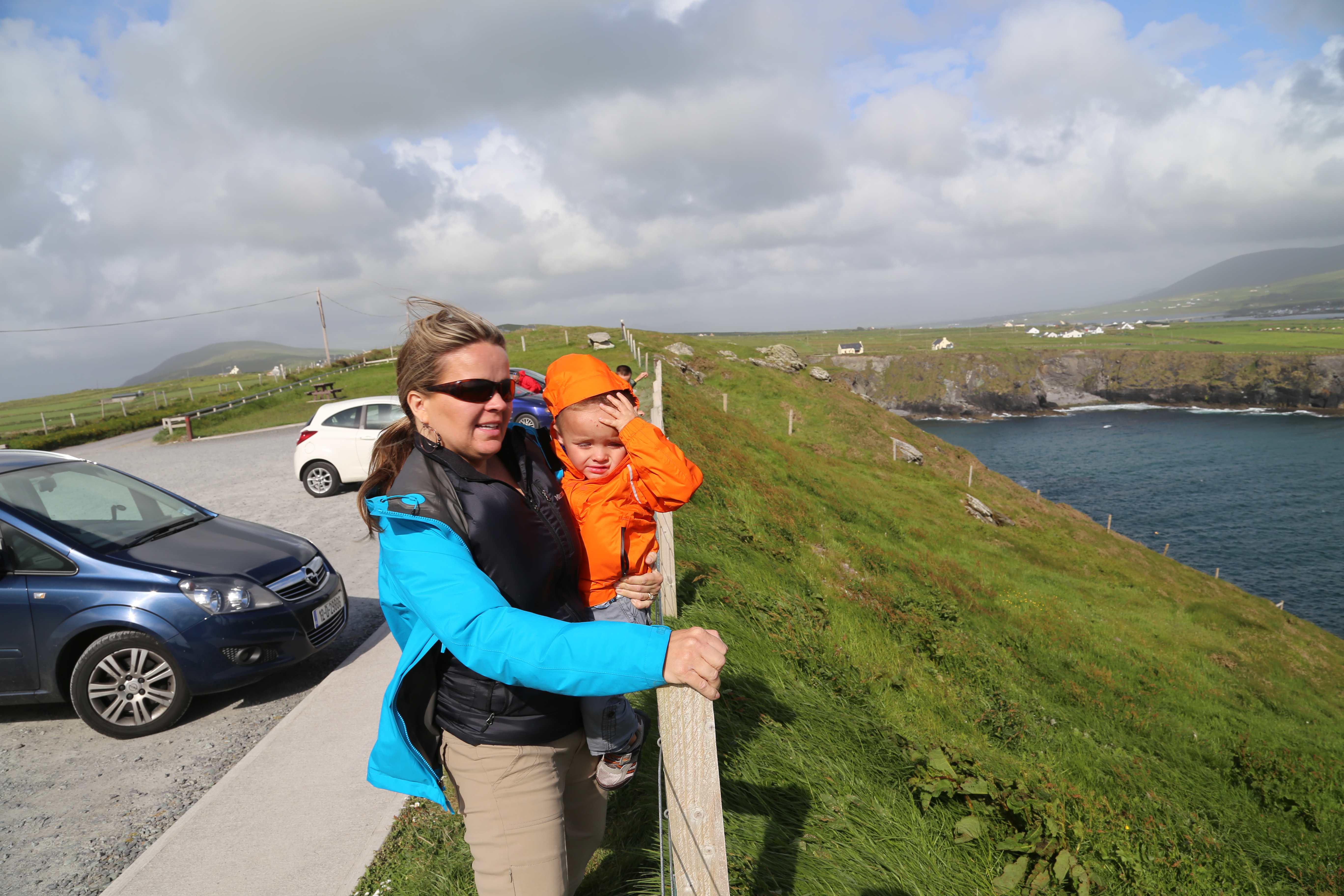 2014 Europe Trip Day 5 - Ireland (Church in Tralee, Blennerville Windmill, Dingle Peninsula, Conor Pass, Ventry Beach, Dunbeg Fort, Irish Potato Famine, Gallarus Oratory, Ring of Kerry, Valentia Island, The Kerry Cliffs, Ballinskelligs Castle and Beach)