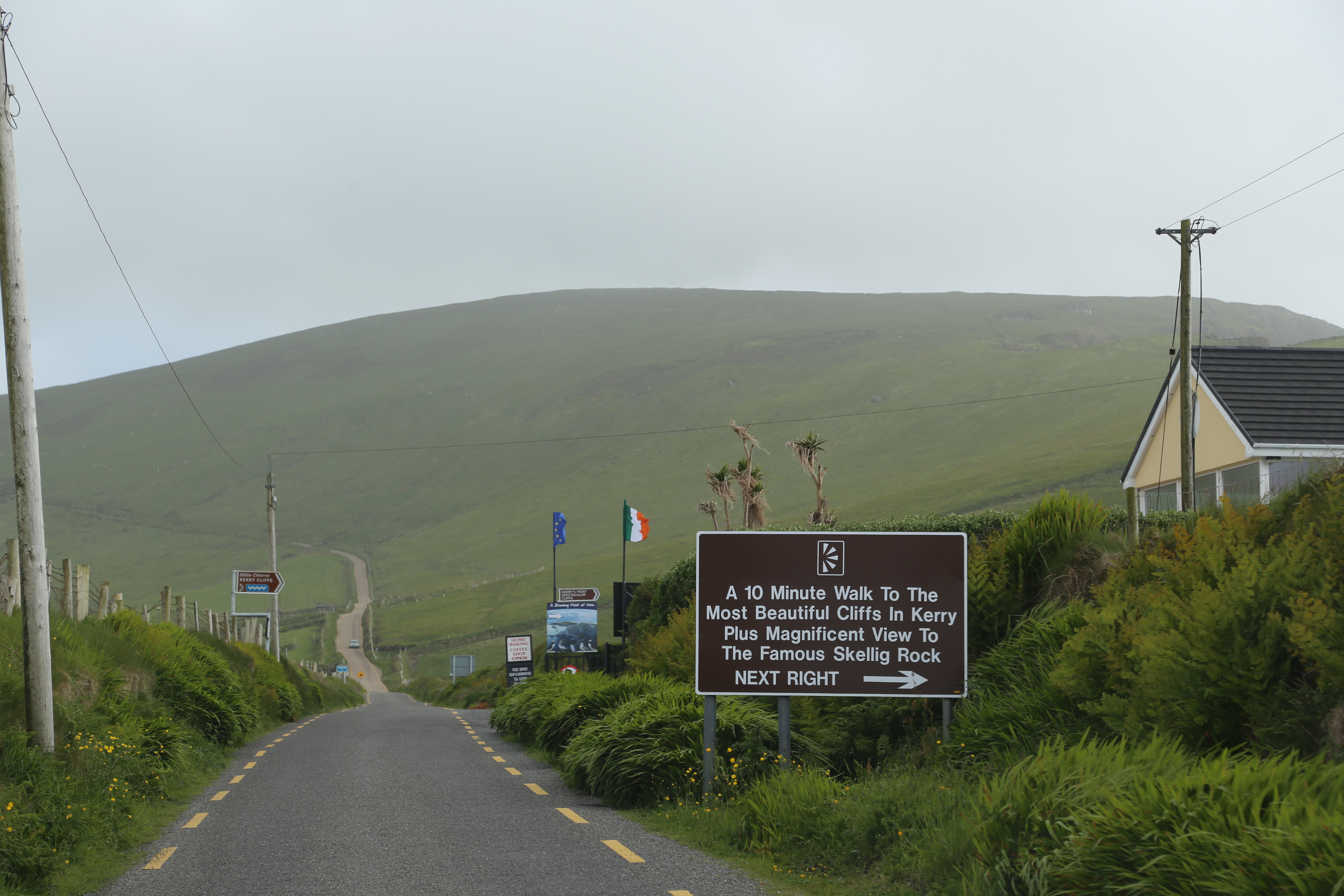 2014 Europe Trip Day 5 - Ireland (Church in Tralee, Blennerville Windmill, Dingle Peninsula, Conor Pass, Ventry Beach, Dunbeg Fort, Irish Potato Famine, Gallarus Oratory, Ring of Kerry, Valentia Island, The Kerry Cliffs, Ballinskelligs Castle and Beach)