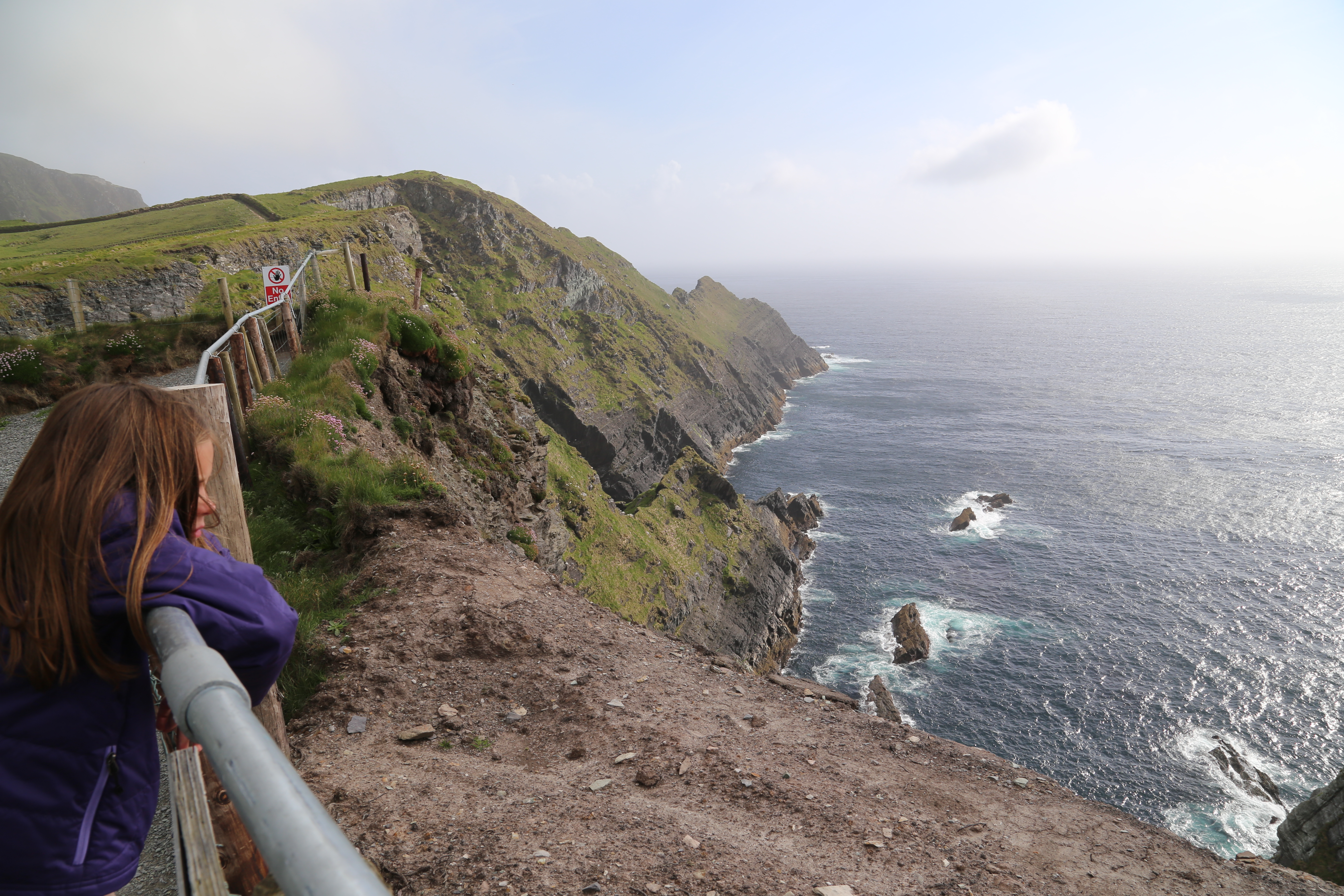 2014 Europe Trip Day 5 - Ireland (Church in Tralee, Blennerville Windmill, Dingle Peninsula, Conor Pass, Ventry Beach, Dunbeg Fort, Irish Potato Famine, Gallarus Oratory, Ring of Kerry, Valentia Island, The Kerry Cliffs, Ballinskelligs Castle and Beach)