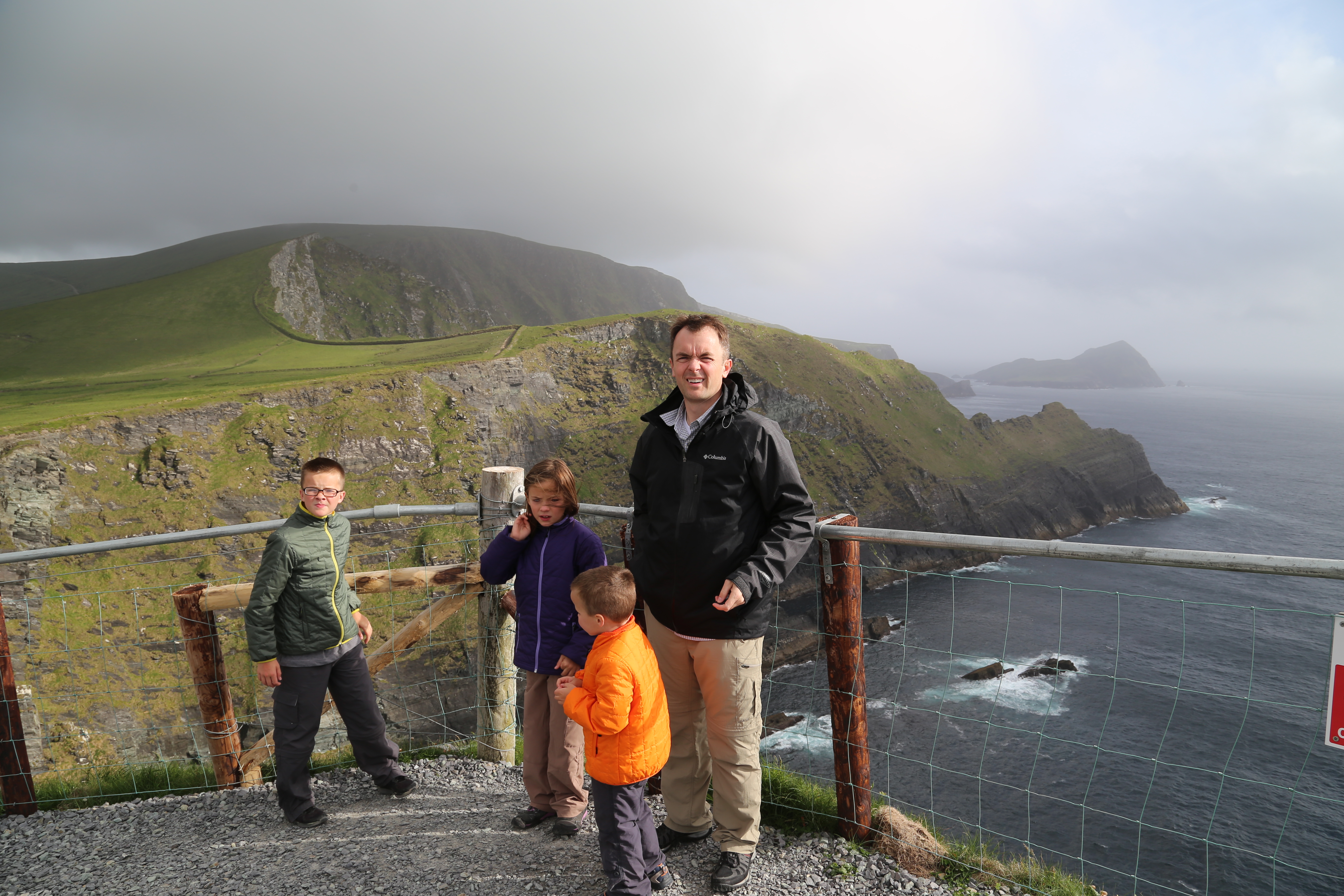 2014 Europe Trip Day 5 - Ireland (Church in Tralee, Blennerville Windmill, Dingle Peninsula, Conor Pass, Ventry Beach, Dunbeg Fort, Irish Potato Famine, Gallarus Oratory, Ring of Kerry, Valentia Island, The Kerry Cliffs, Ballinskelligs Castle and Beach)