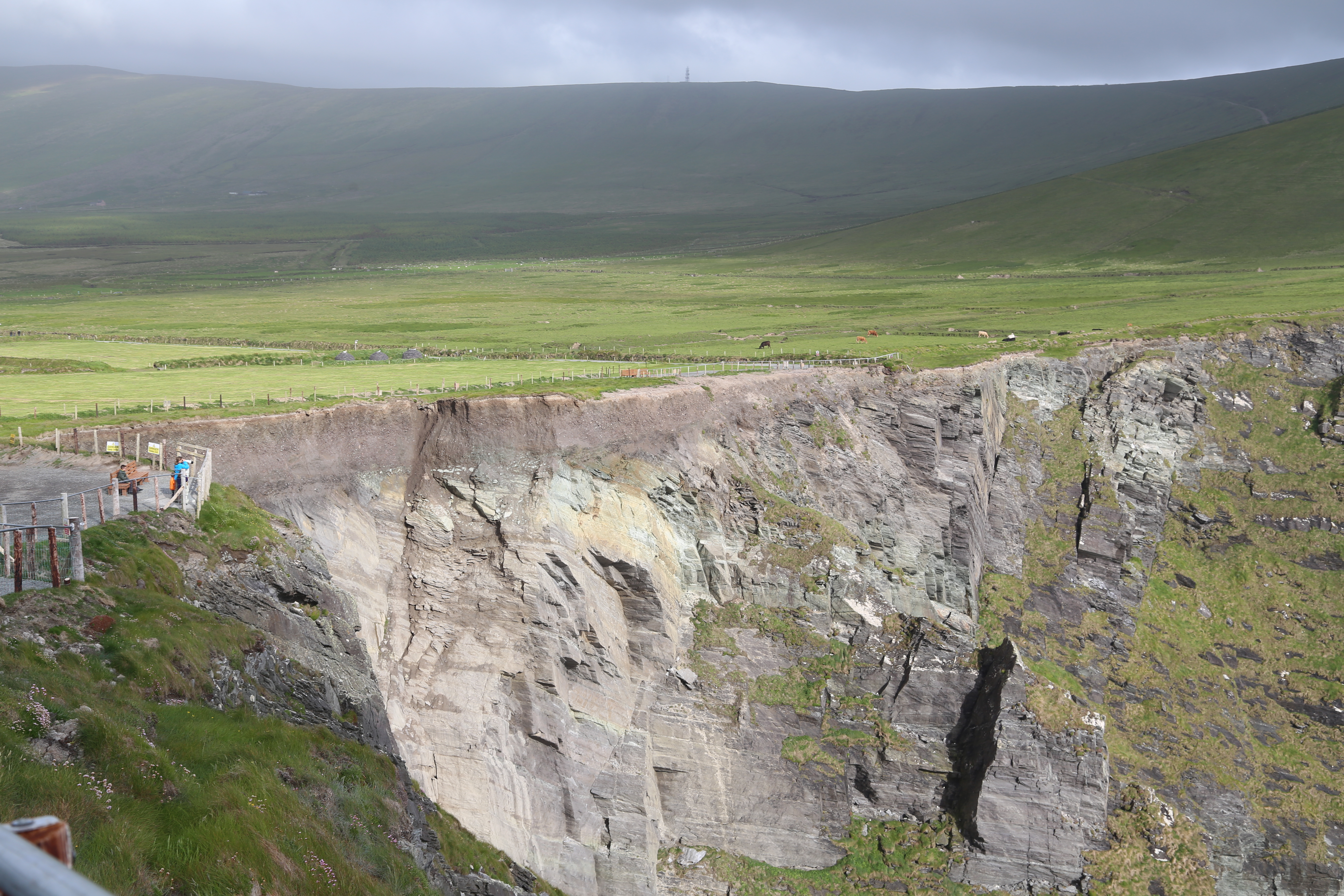 2014 Europe Trip Day 5 - Ireland (Church in Tralee, Blennerville Windmill, Dingle Peninsula, Conor Pass, Ventry Beach, Dunbeg Fort, Irish Potato Famine, Gallarus Oratory, Ring of Kerry, Valentia Island, The Kerry Cliffs, Ballinskelligs Castle and Beach)