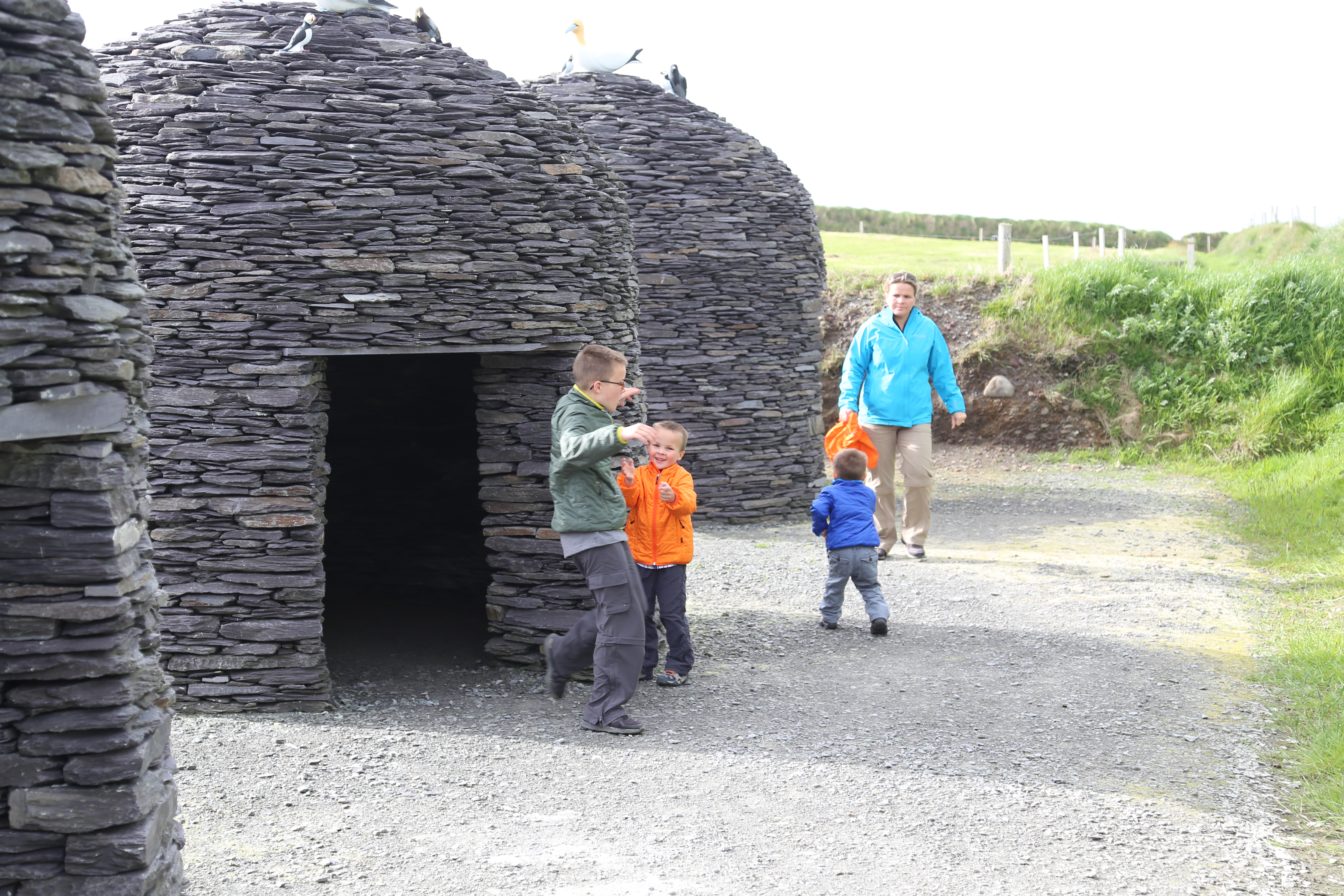 2014 Europe Trip Day 5 - Ireland (Church in Tralee, Blennerville Windmill, Dingle Peninsula, Conor Pass, Ventry Beach, Dunbeg Fort, Irish Potato Famine, Gallarus Oratory, Ring of Kerry, Valentia Island, The Kerry Cliffs, Ballinskelligs Castle and Beach)