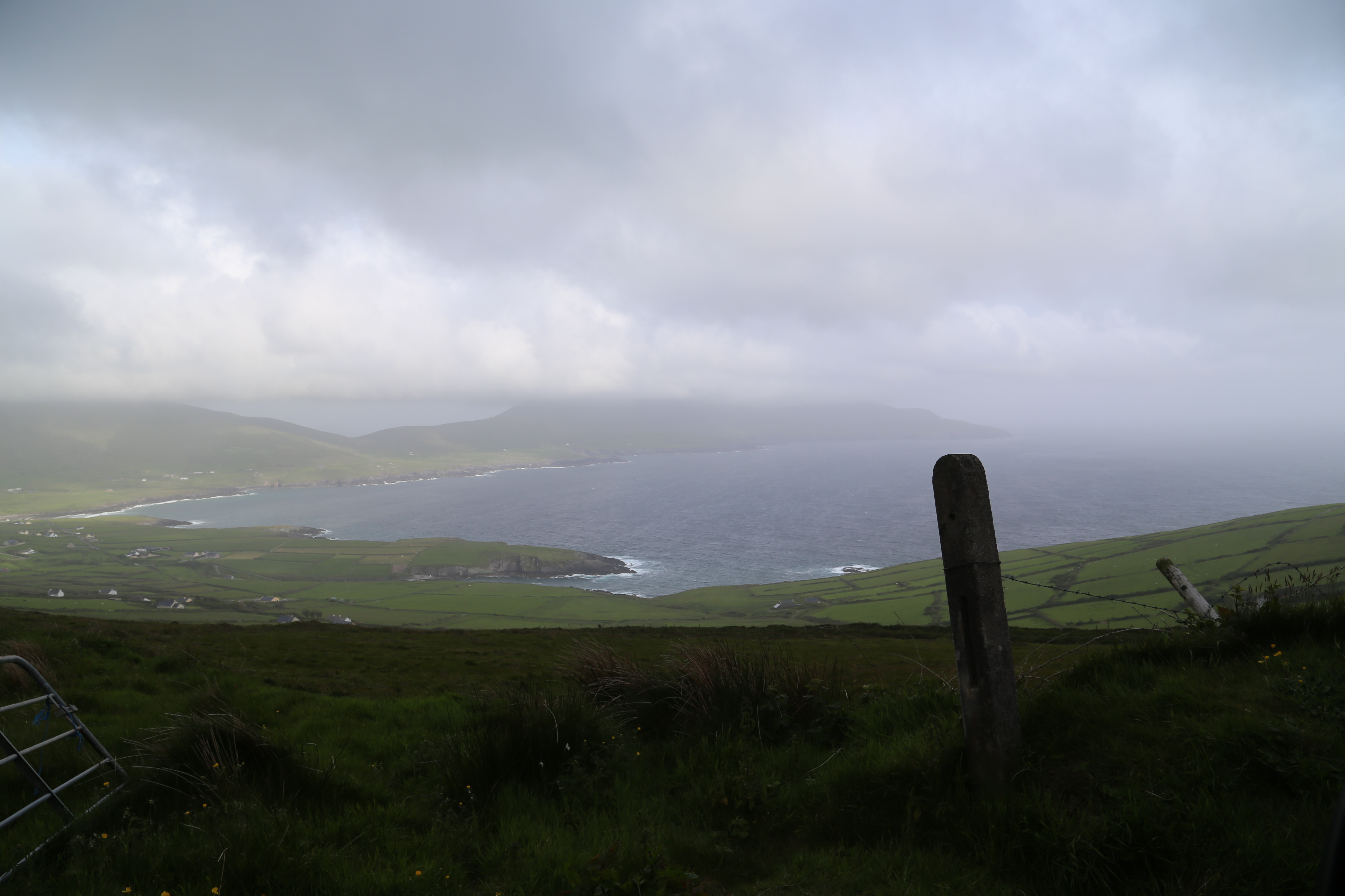 2014 Europe Trip Day 5 - Ireland (Church in Tralee, Blennerville Windmill, Dingle Peninsula, Conor Pass, Ventry Beach, Dunbeg Fort, Irish Potato Famine, Gallarus Oratory, Ring of Kerry, Valentia Island, The Kerry Cliffs, Ballinskelligs Castle and Beach)