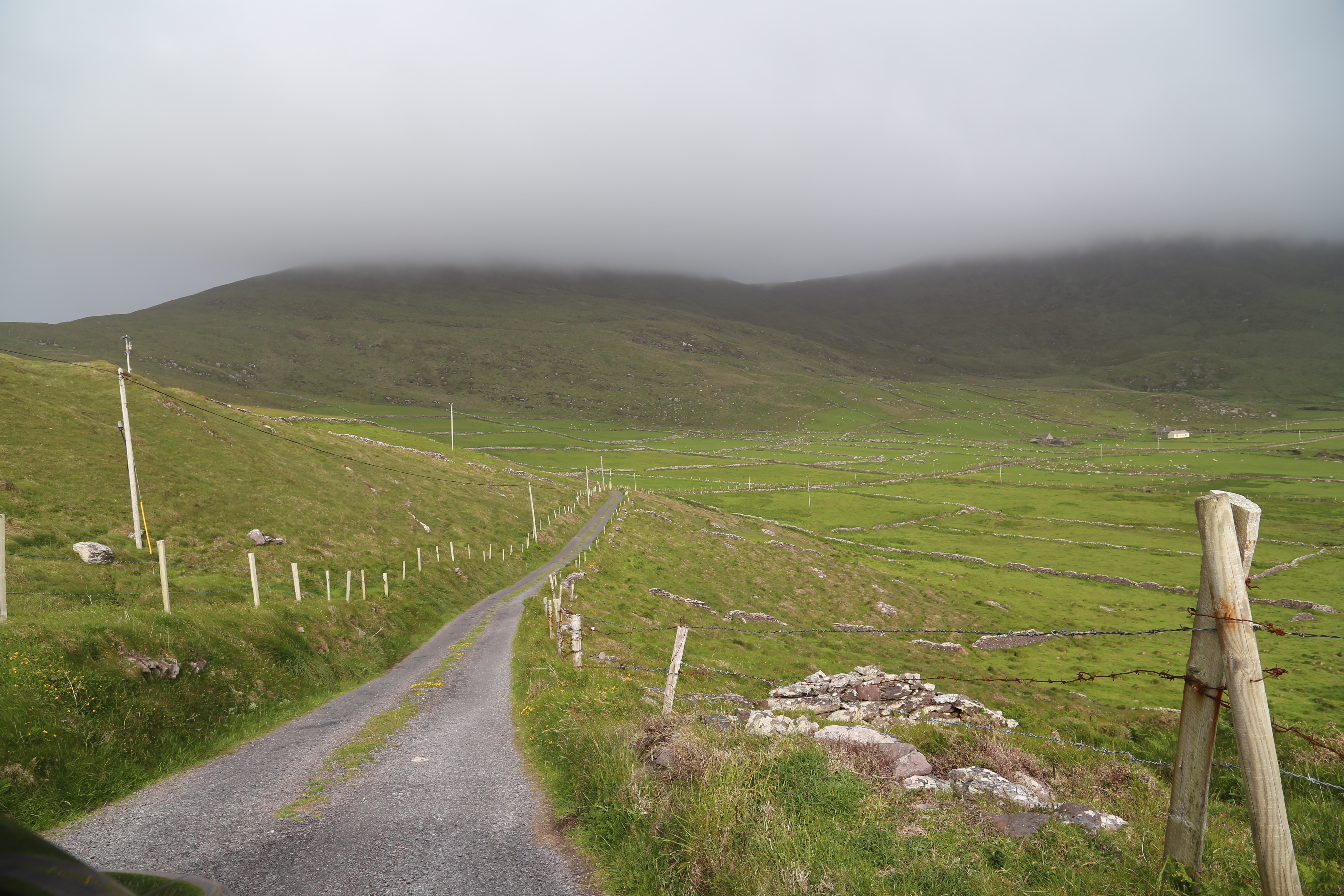 2014 Europe Trip Day 5 - Ireland (Church in Tralee, Blennerville Windmill, Dingle Peninsula, Conor Pass, Ventry Beach, Dunbeg Fort, Irish Potato Famine, Gallarus Oratory, Ring of Kerry, Valentia Island, The Kerry Cliffs, Ballinskelligs Castle and Beach)