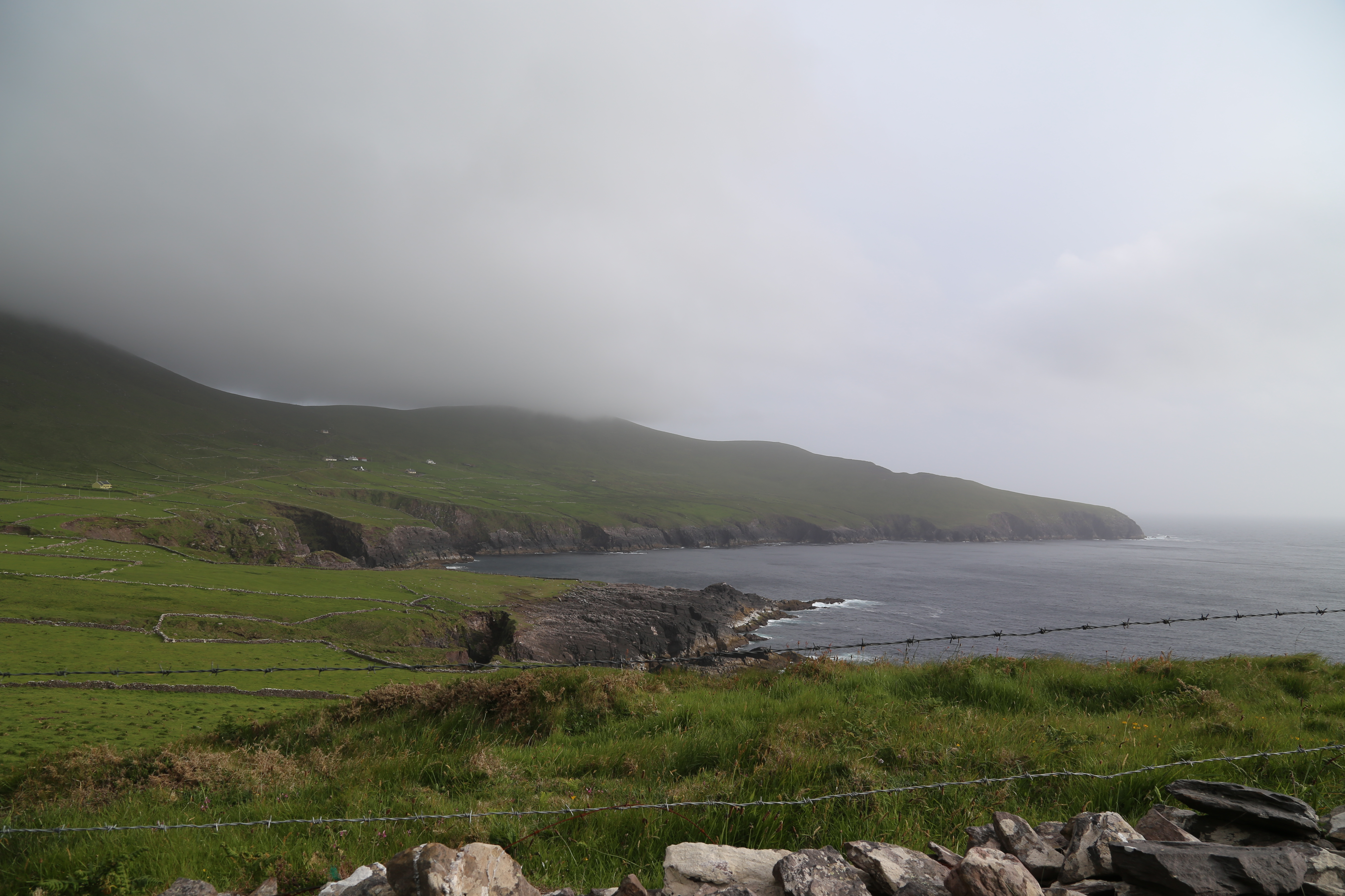 2014 Europe Trip Day 5 - Ireland (Church in Tralee, Blennerville Windmill, Dingle Peninsula, Conor Pass, Ventry Beach, Dunbeg Fort, Irish Potato Famine, Gallarus Oratory, Ring of Kerry, Valentia Island, The Kerry Cliffs, Ballinskelligs Castle and Beach)