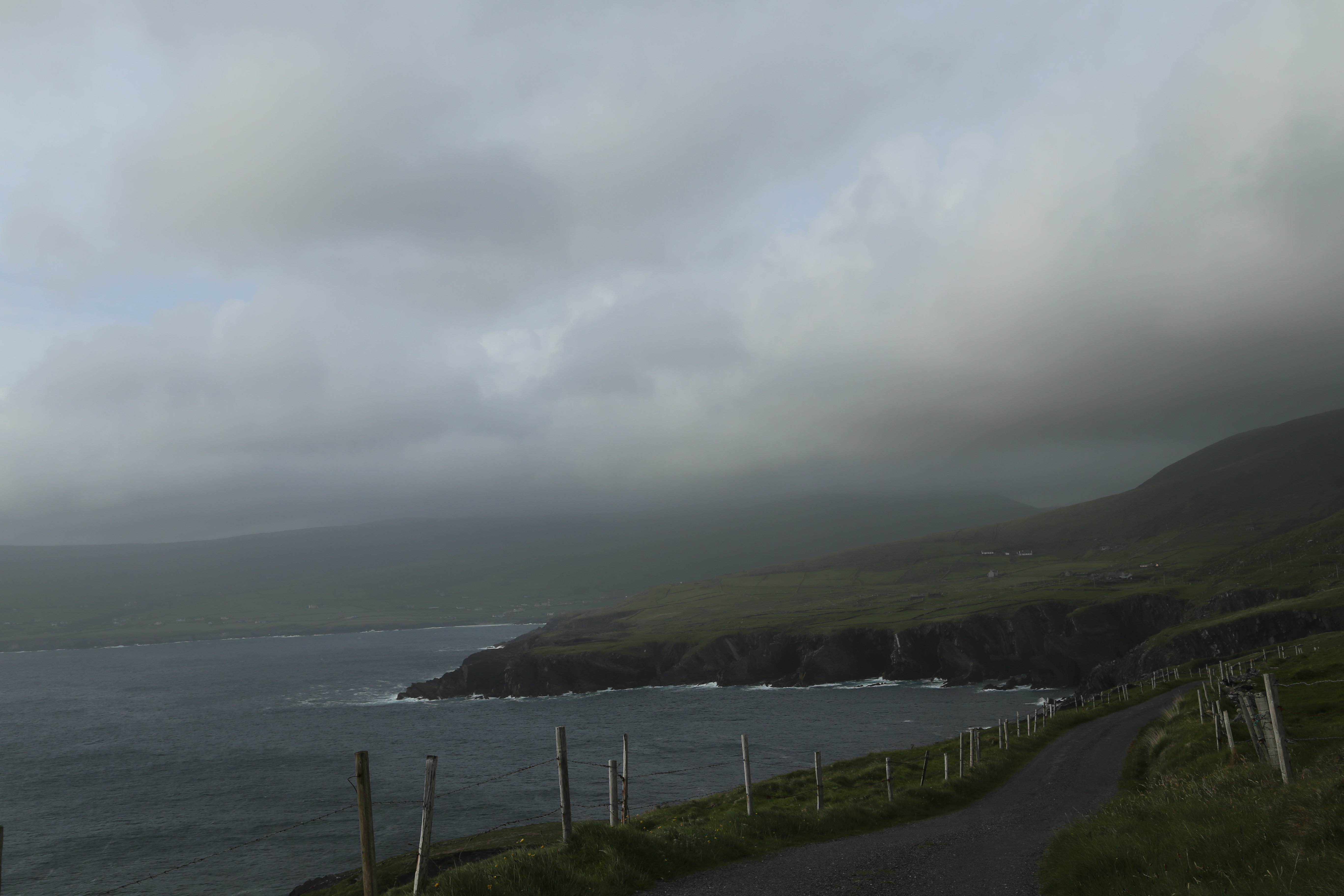 2014 Europe Trip Day 5 - Ireland (Church in Tralee, Blennerville Windmill, Dingle Peninsula, Conor Pass, Ventry Beach, Dunbeg Fort, Irish Potato Famine, Gallarus Oratory, Ring of Kerry, Valentia Island, The Kerry Cliffs, Ballinskelligs Castle and Beach)