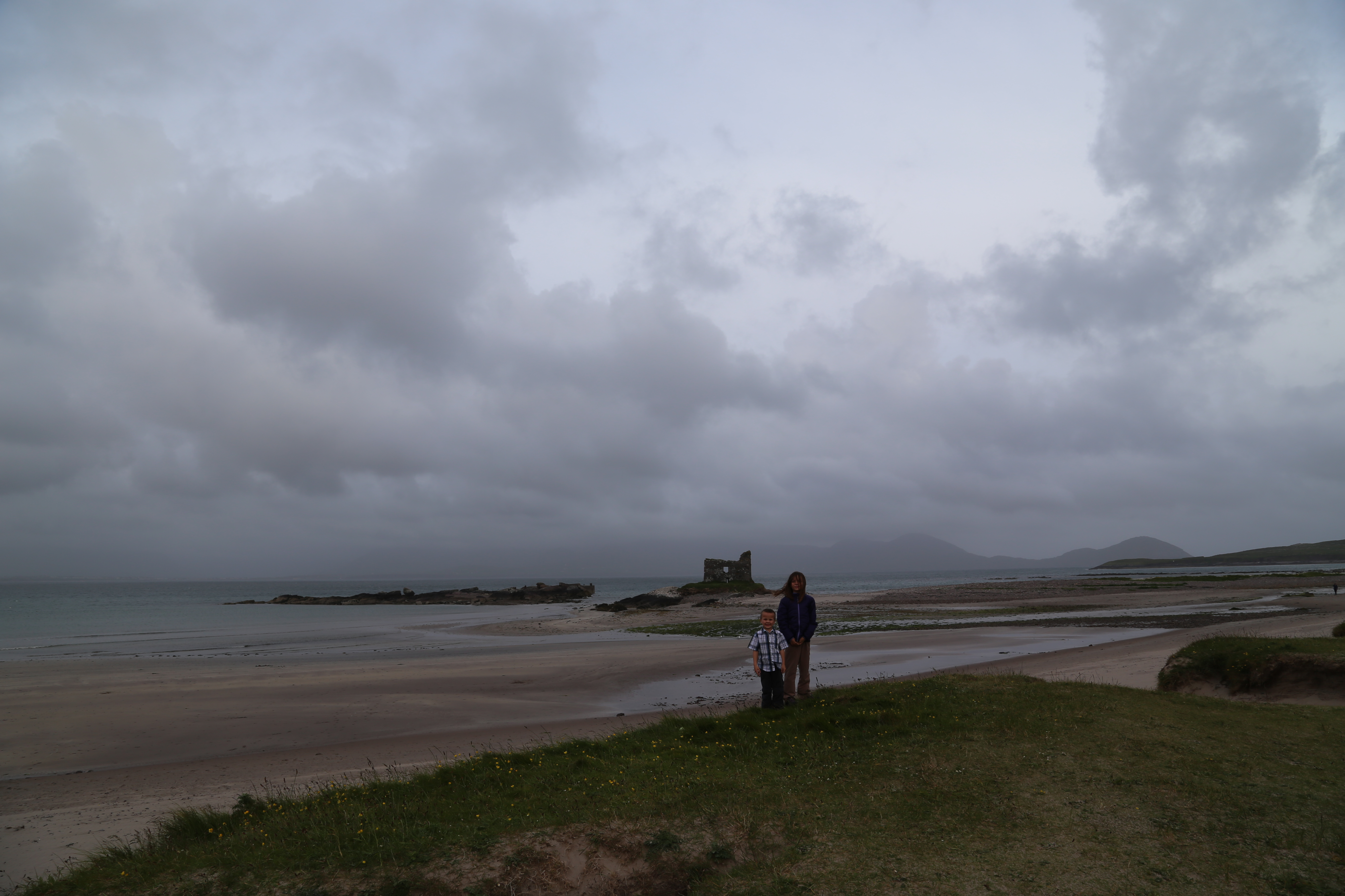 2014 Europe Trip Day 5 - Ireland (Church in Tralee, Blennerville Windmill, Dingle Peninsula, Conor Pass, Ventry Beach, Dunbeg Fort, Irish Potato Famine, Gallarus Oratory, Ring of Kerry, Valentia Island, The Kerry Cliffs, Ballinskelligs Castle and Beach)