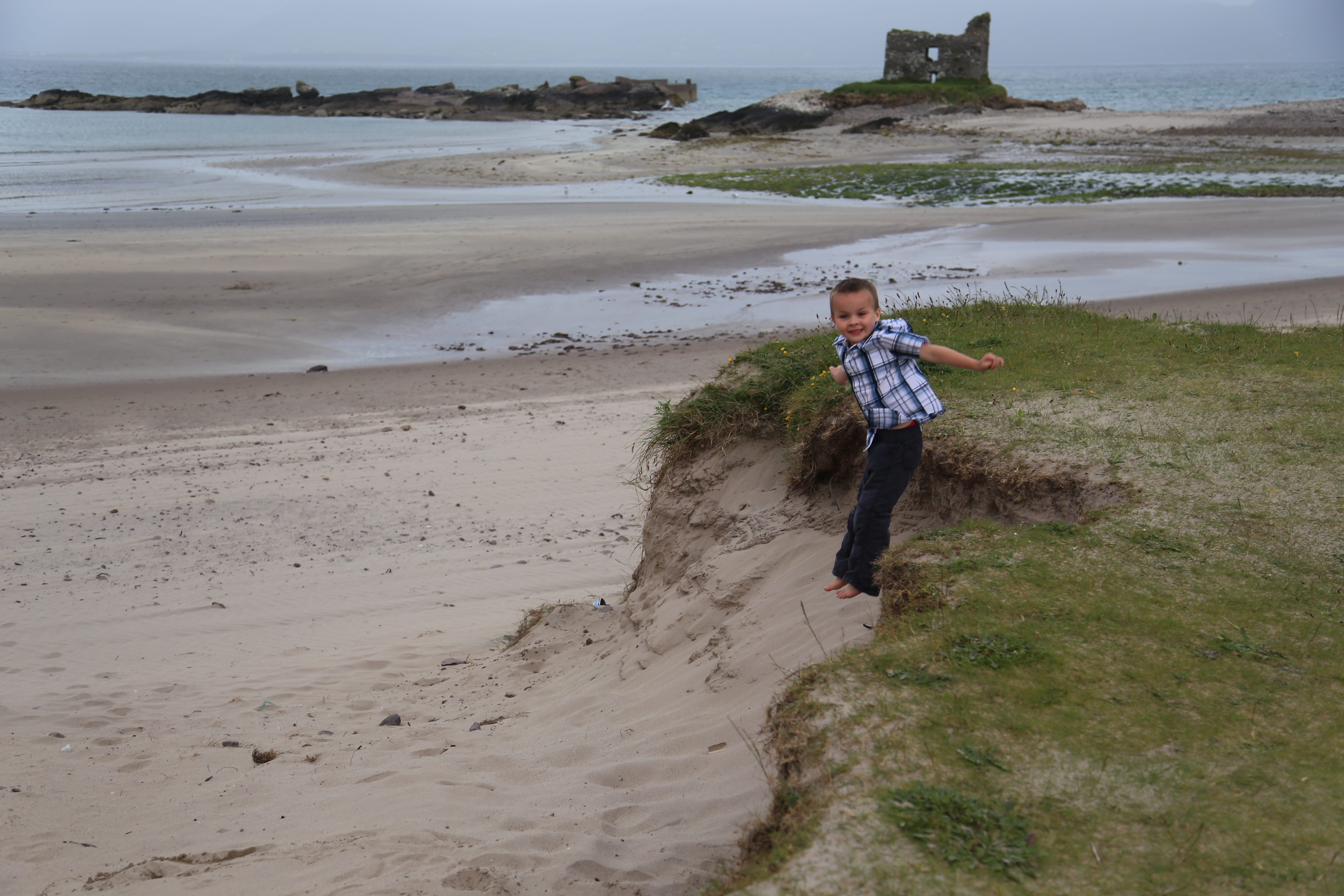 2014 Europe Trip Day 5 - Ireland (Church in Tralee, Blennerville Windmill, Dingle Peninsula, Conor Pass, Ventry Beach, Dunbeg Fort, Irish Potato Famine, Gallarus Oratory, Ring of Kerry, Valentia Island, The Kerry Cliffs, Ballinskelligs Castle and Beach)