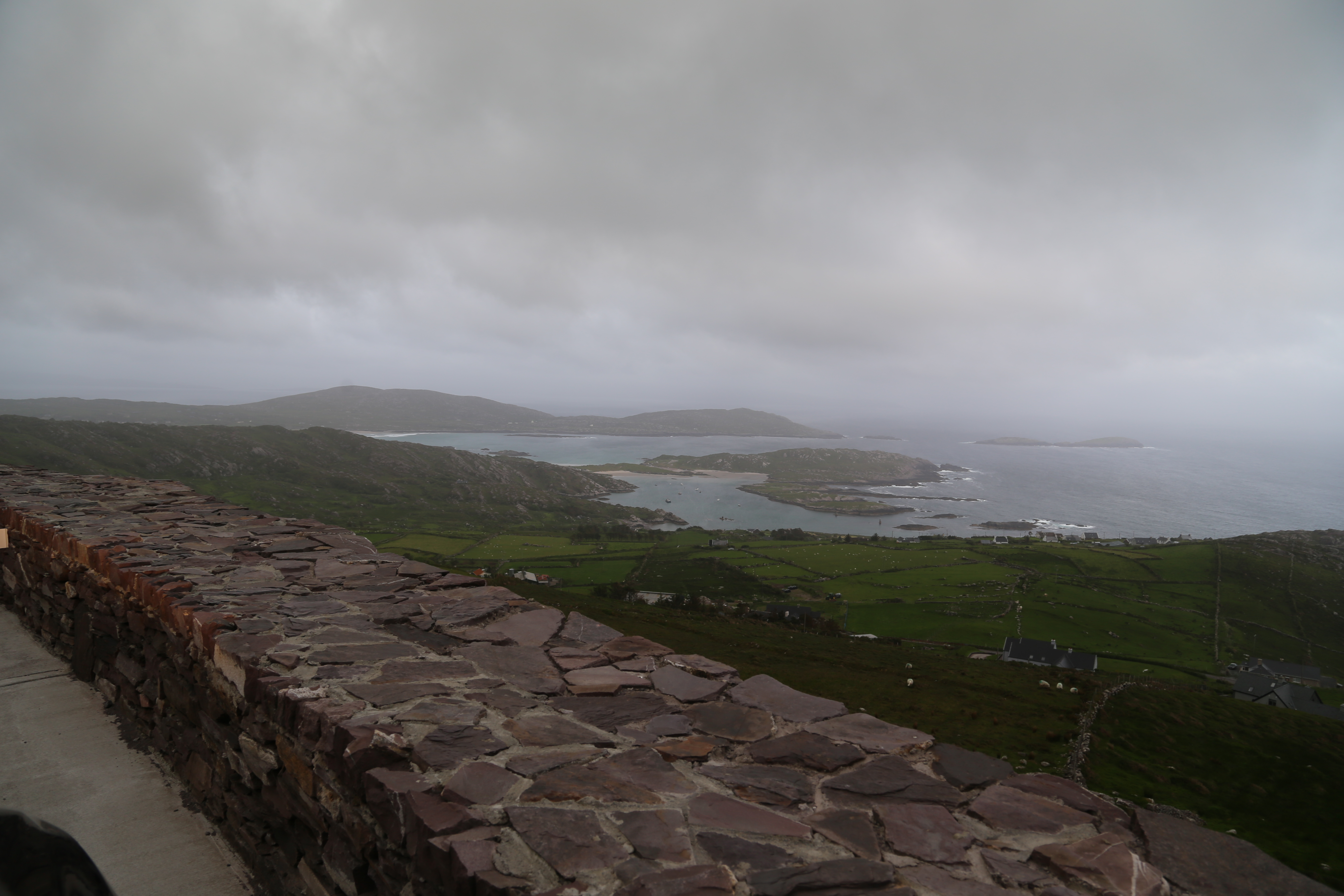 2014 Europe Trip Day 5 - Ireland (Church in Tralee, Blennerville Windmill, Dingle Peninsula, Conor Pass, Ventry Beach, Dunbeg Fort, Irish Potato Famine, Gallarus Oratory, Ring of Kerry, Valentia Island, The Kerry Cliffs, Ballinskelligs Castle and Beach)