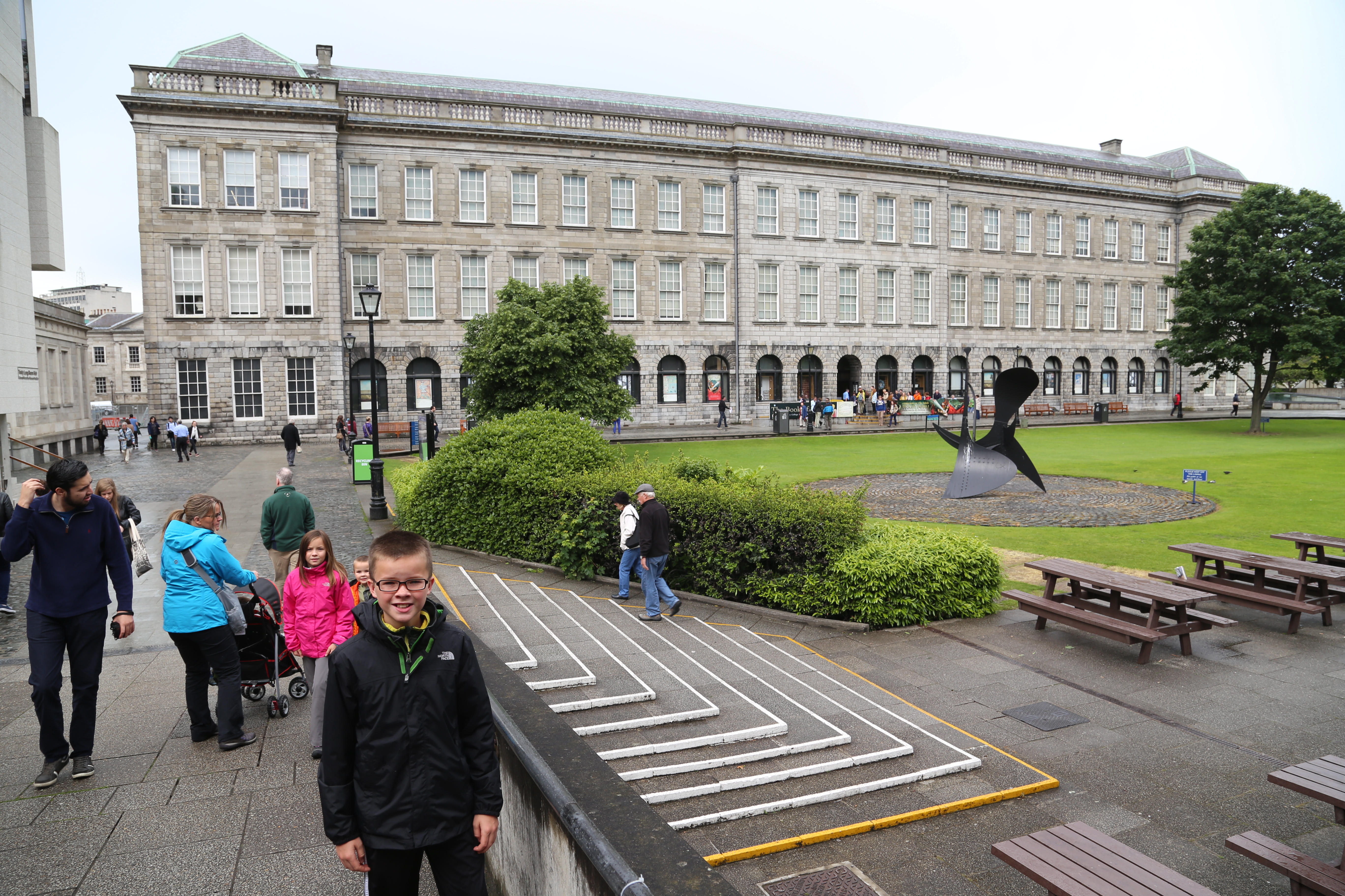 2014 Europe Trip Day 7 - Ireland (Dublin, Spire of Dublin, Leprechaun, Irish Stew at O'neills Bar, Trinity College, The Book of Kells, The Old Library, St. Patrick's Cathedral, Dublin Airport)