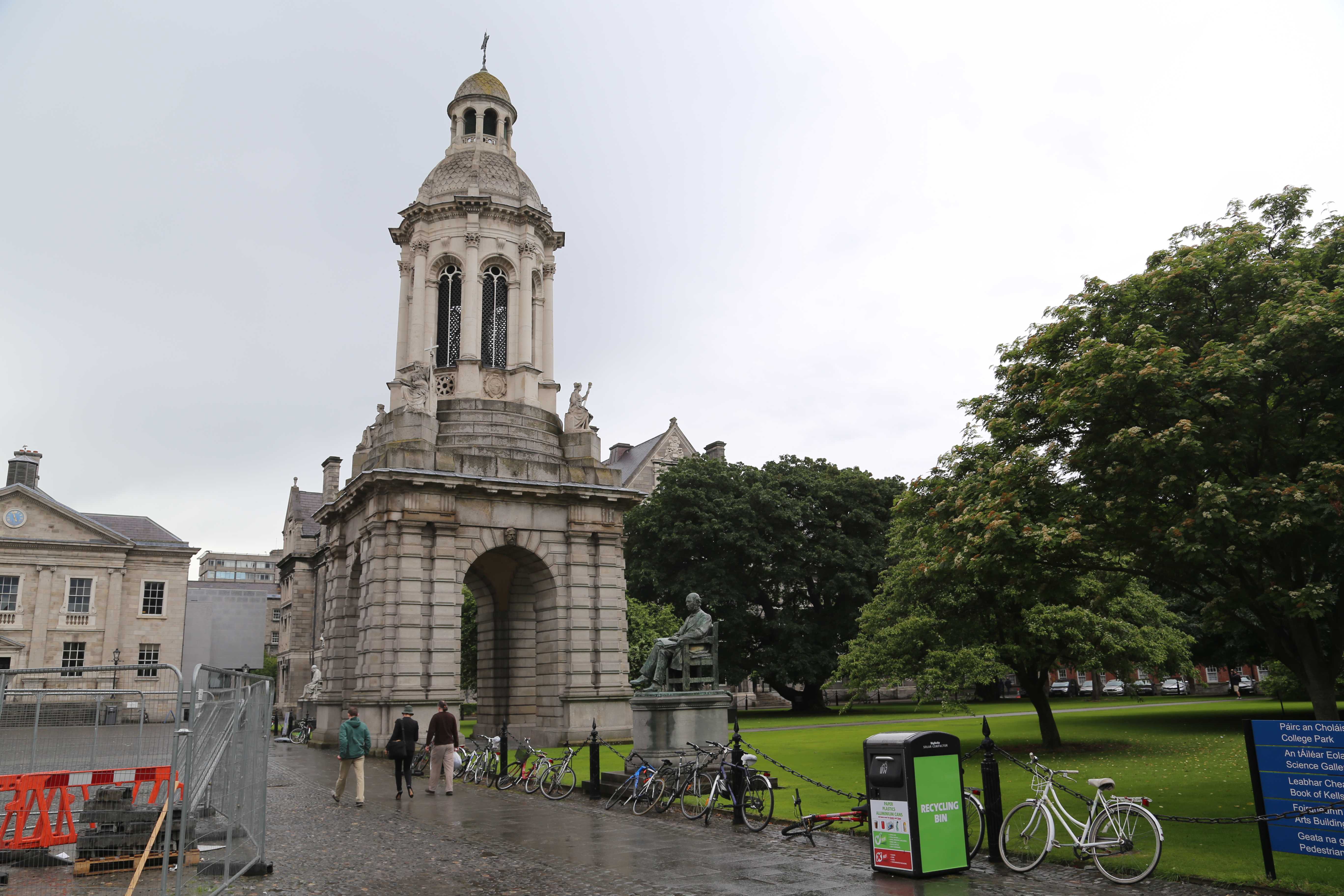 2014 Europe Trip Day 7 - Ireland (Dublin, Spire of Dublin, Leprechaun, Irish Stew at O'neills Bar, Trinity College, The Book of Kells, The Old Library, St. Patrick's Cathedral, Dublin Airport)