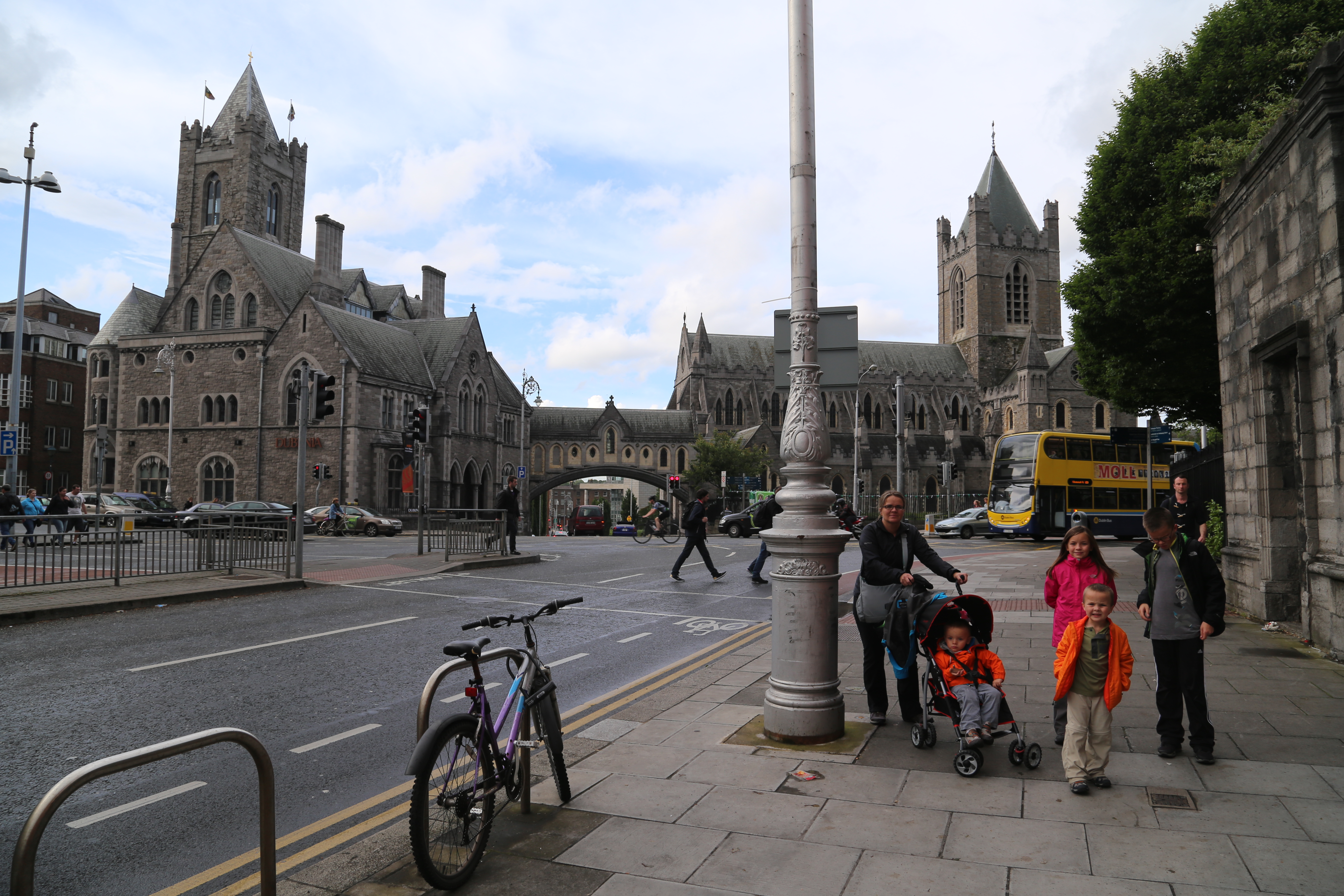 2014 Europe Trip Day 7 - Ireland (Dublin, Spire of Dublin, Leprechaun, Irish Stew at O'neills Bar, Trinity College, The Book of Kells, The Old Library, St. Patrick's Cathedral, Dublin Airport)