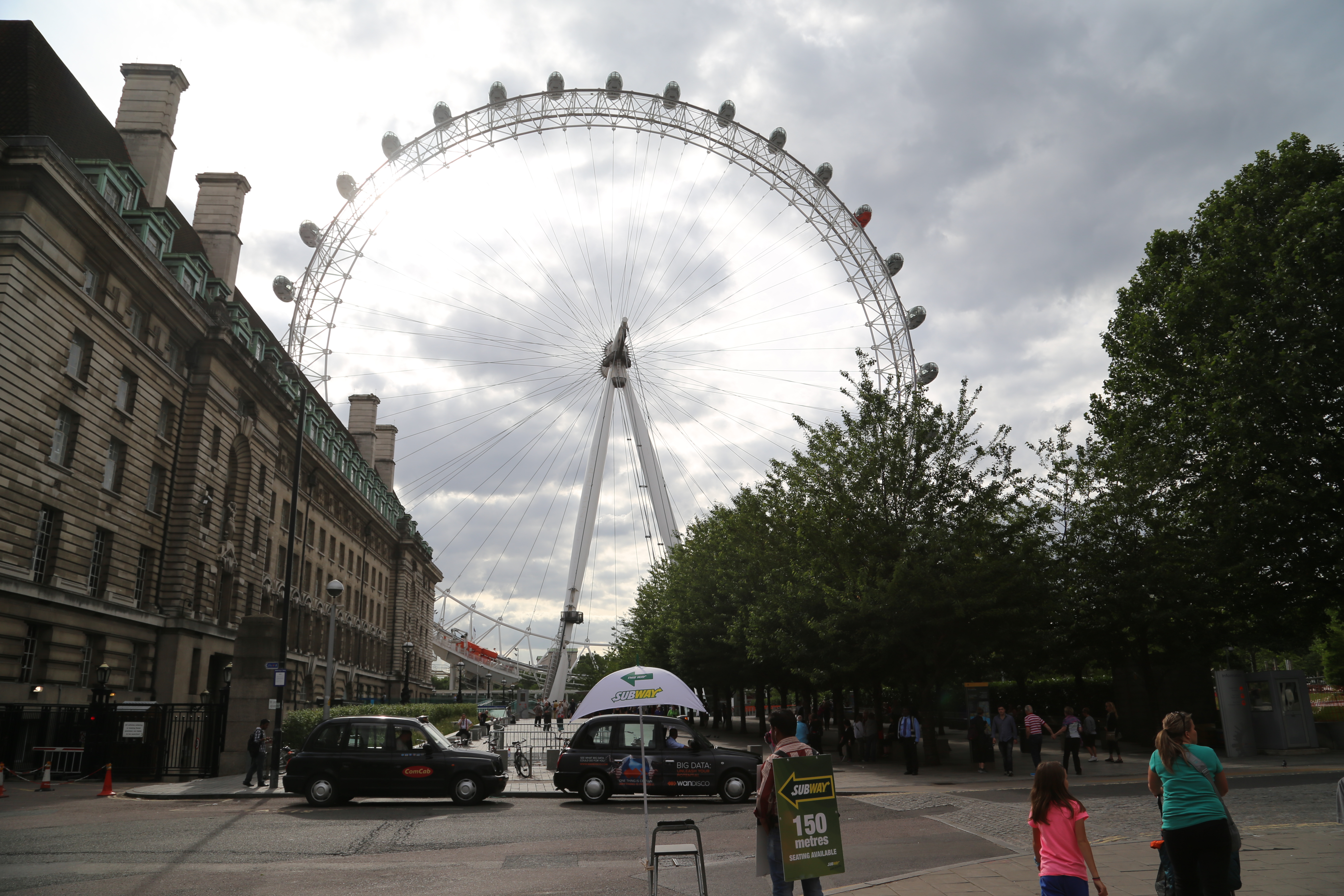 2014 Europe Trip Day 8 - England (London Gatwick Airport, Buckingham Palace, Riding the Tube - London Underground, Mister Whippy Ice Cream, Thames River Cruise, The London Eye, Harry Potter Platform 9 3/4, Vimto)