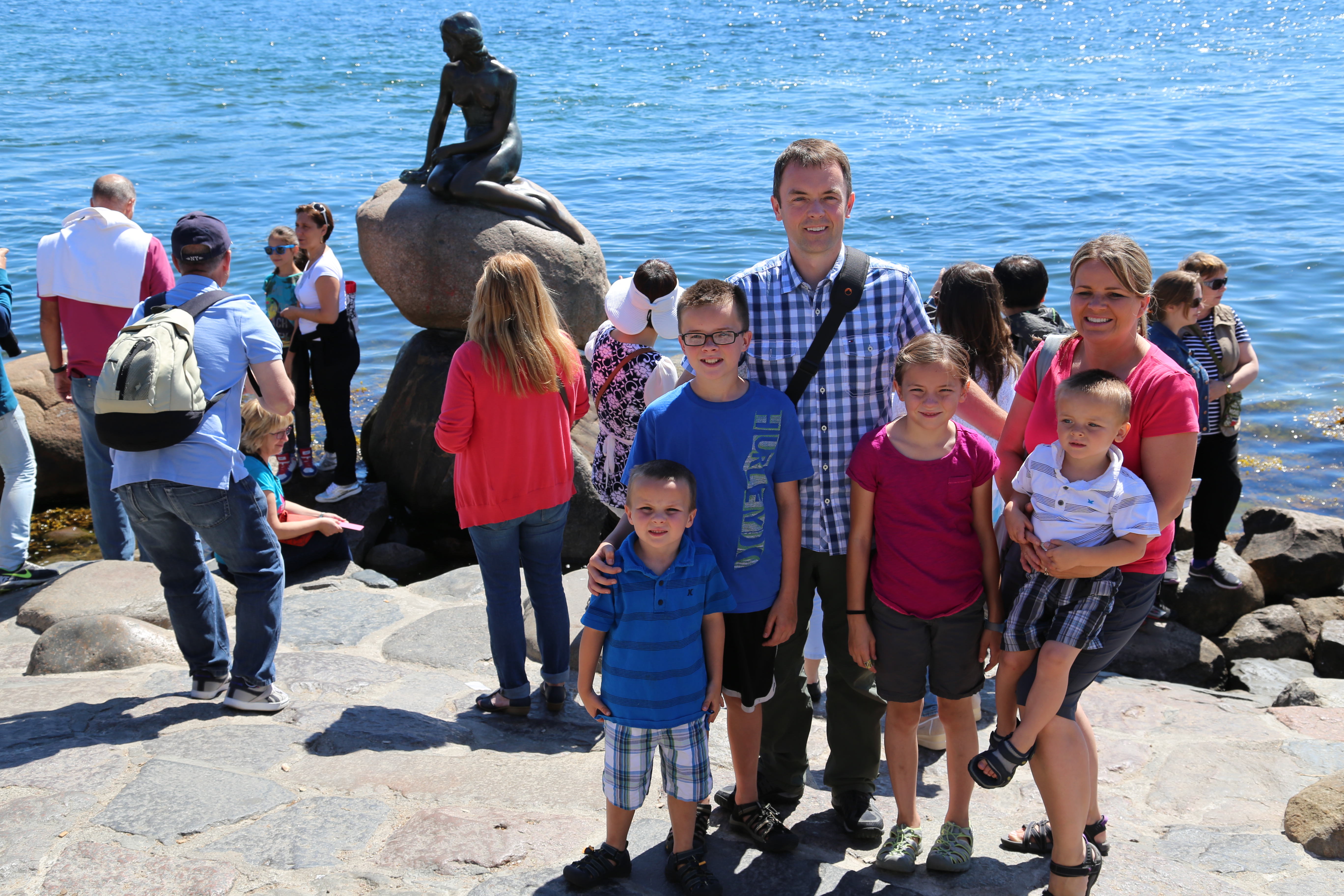 2014 Europe Trip Day 12 - Denmark (Copenhagen, The Little Mermaid Statue, Changing of the Guard (Vagtparade) Amalienborg Palace, The Marble Church (Frederiks Church), Nyhavn, Canal Boat Tour, The Church of Our Lady (Christus), Somods Bolcher Danish Candy)