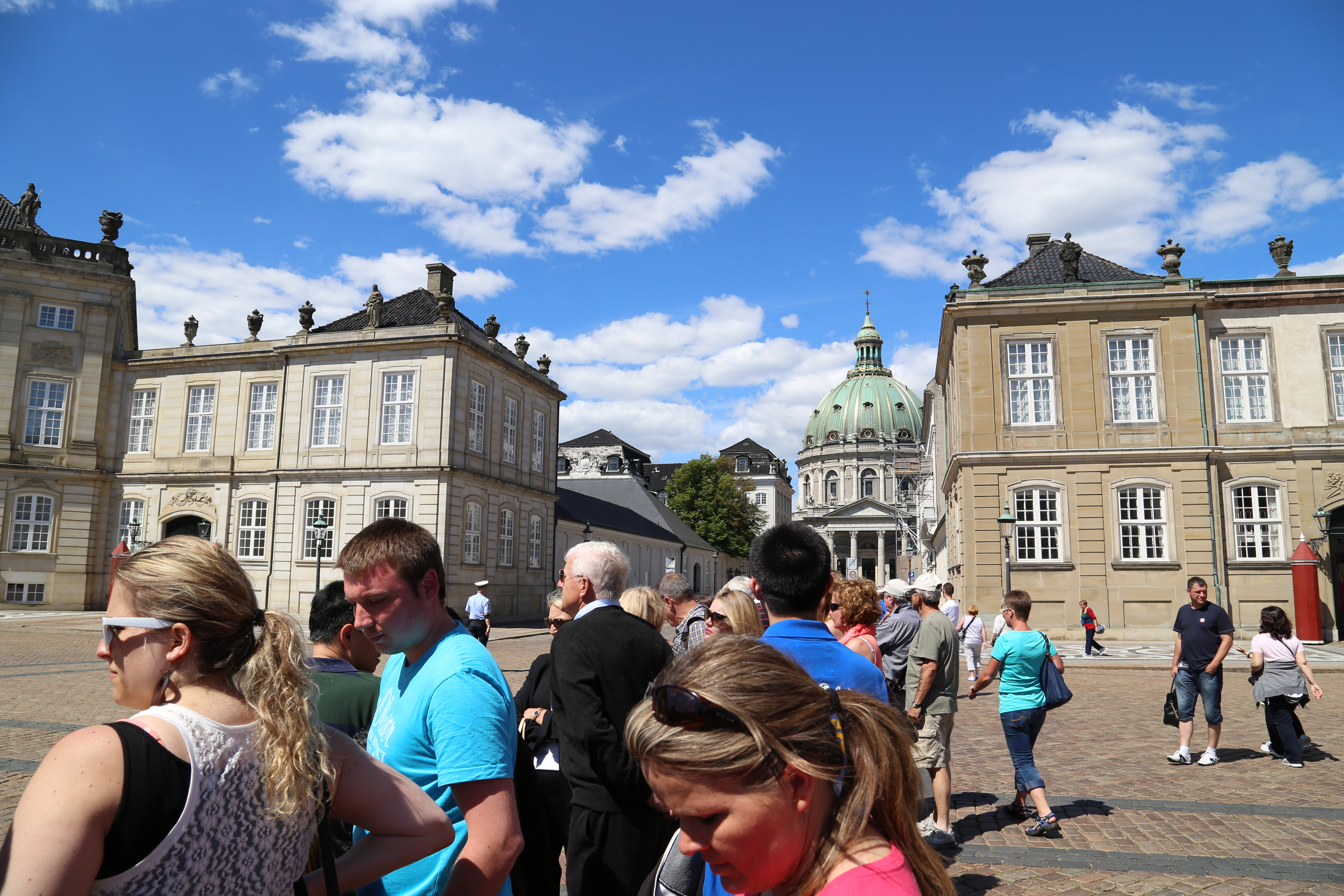 2014 Europe Trip Day 12 - Denmark (Copenhagen, The Little Mermaid Statue, Changing of the Guard (Vagtparade) Amalienborg Palace, The Marble Church (Frederiks Church), Nyhavn, Canal Boat Tour, The Church of Our Lady (Christus), Somods Bolcher Danish Candy)