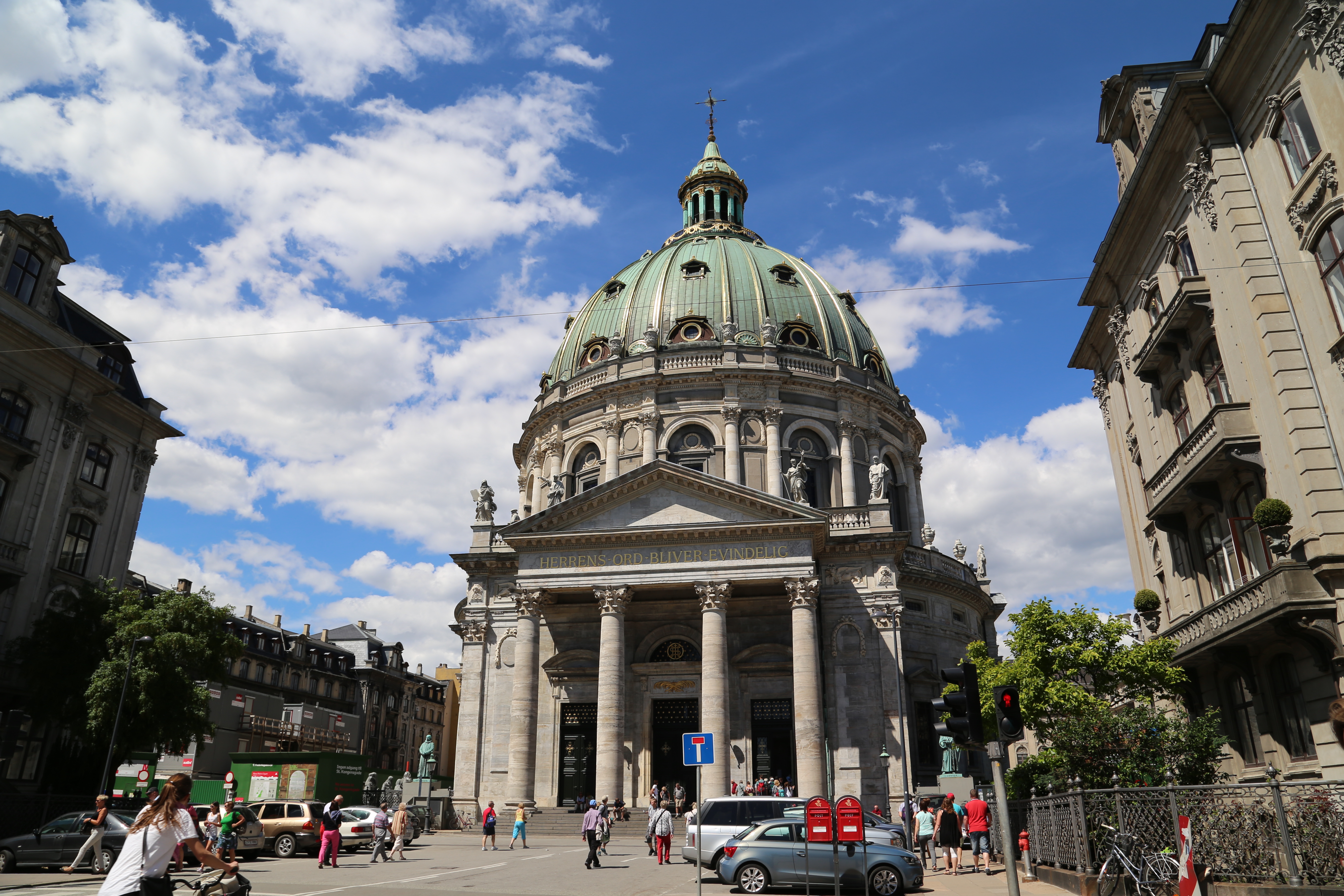 2014 Europe Trip Day 12 - Denmark (Copenhagen, The Little Mermaid Statue, Changing of the Guard (Vagtparade) Amalienborg Palace, The Marble Church (Frederiks Church), Nyhavn, Canal Boat Tour, The Church of Our Lady (Christus), Somods Bolcher Danish Candy)