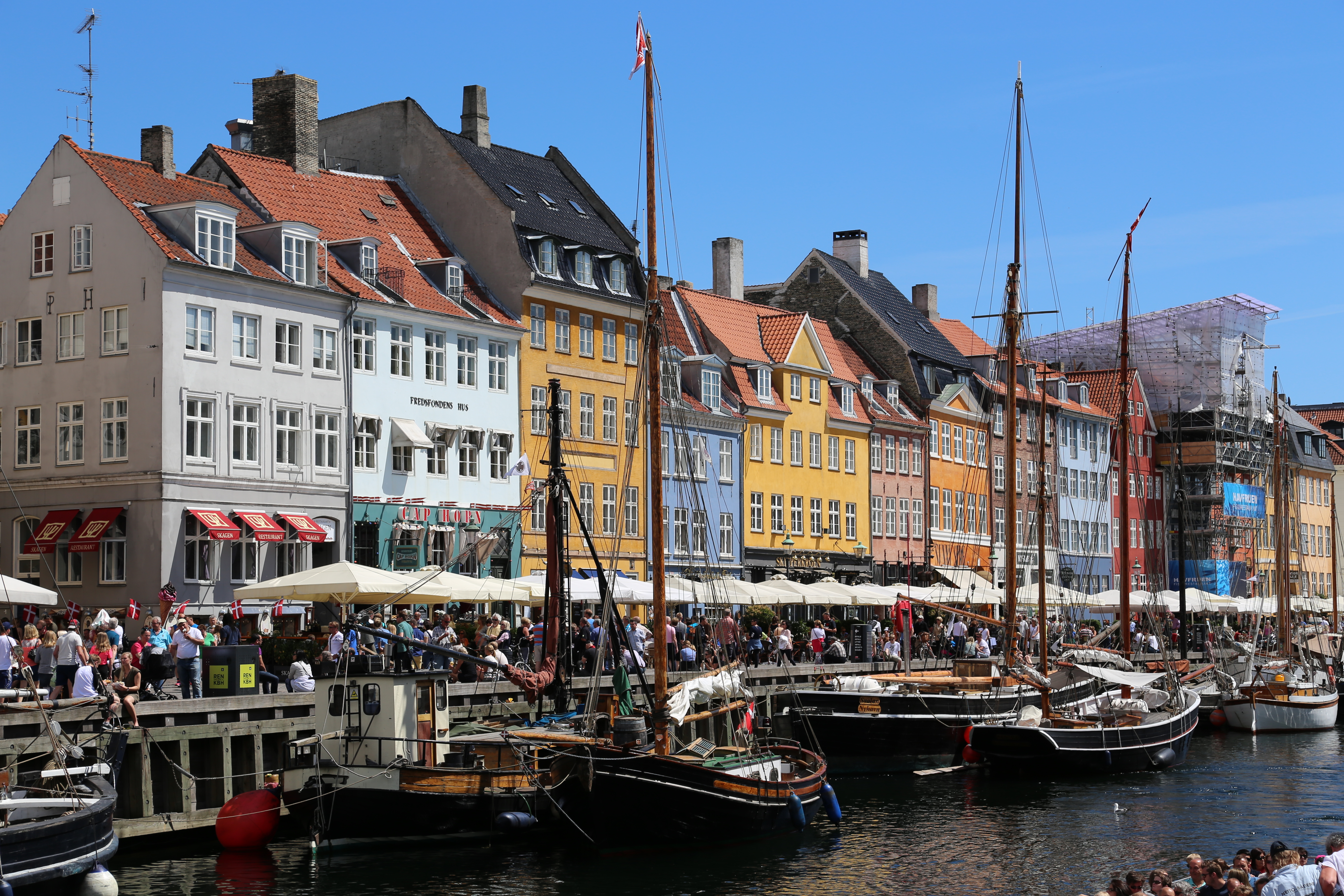 2014 Europe Trip Day 12 - Denmark (Copenhagen, The Little Mermaid Statue, Changing of the Guard (Vagtparade) Amalienborg Palace, The Marble Church (Frederiks Church), Nyhavn, Canal Boat Tour, The Church of Our Lady (Christus), Somods Bolcher Danish Candy)