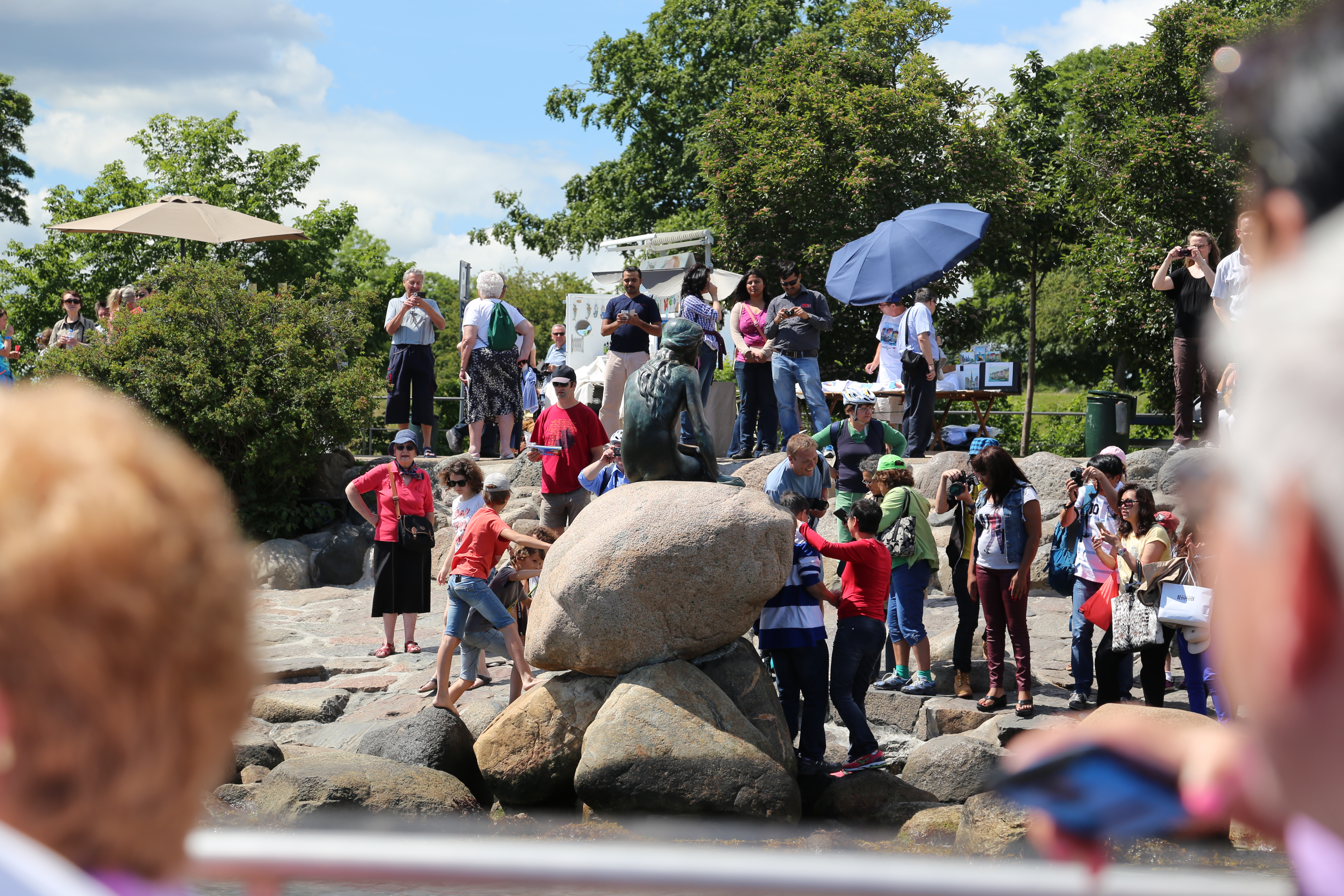 2014 Europe Trip Day 12 - Denmark (Copenhagen, The Little Mermaid Statue, Changing of the Guard (Vagtparade) Amalienborg Palace, The Marble Church (Frederiks Church), Nyhavn, Canal Boat Tour, The Church of Our Lady (Christus), Somods Bolcher Danish Candy)