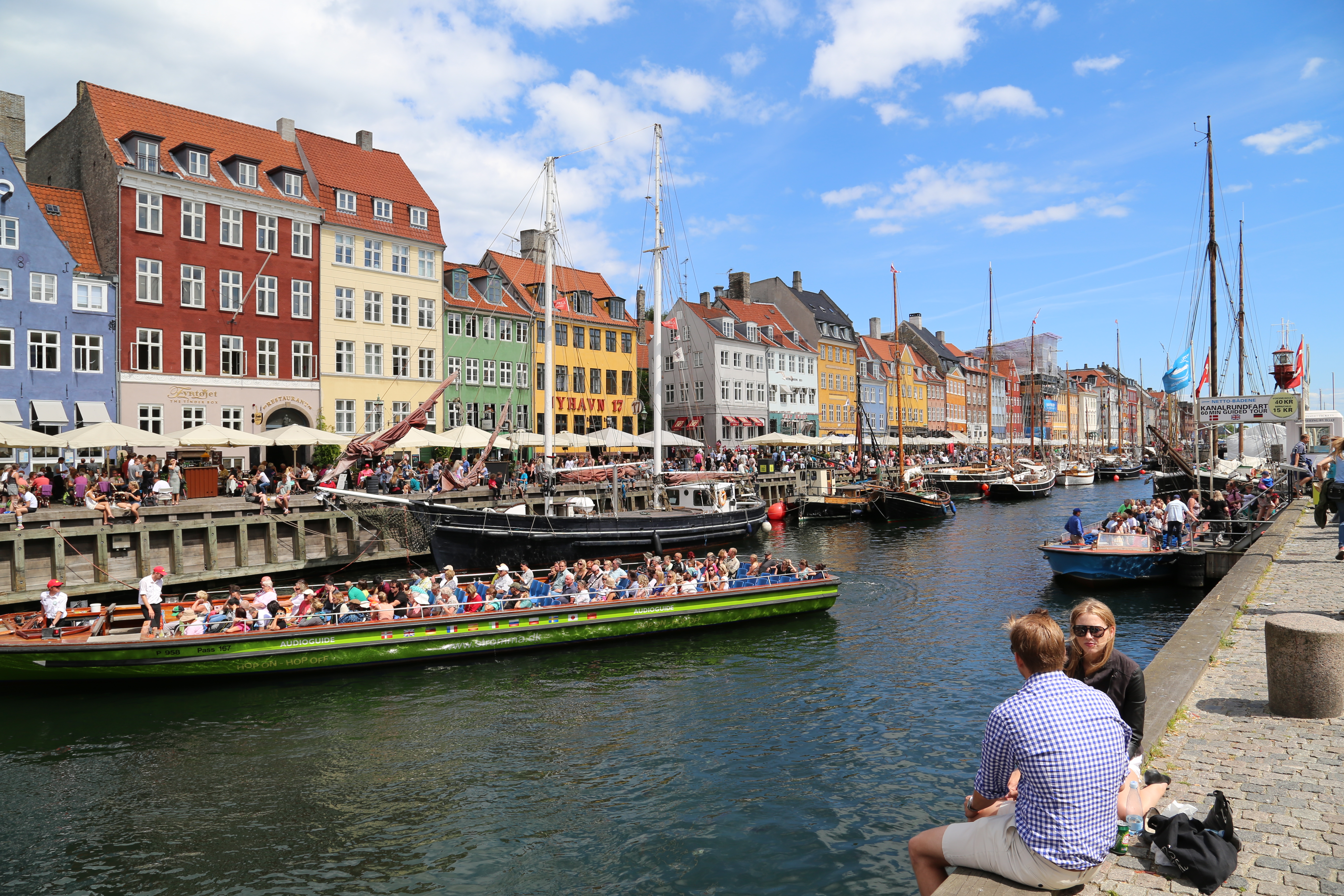 2014 Europe Trip Day 12 - Denmark (Copenhagen, The Little Mermaid Statue, Changing of the Guard (Vagtparade) Amalienborg Palace, The Marble Church (Frederiks Church), Nyhavn, Canal Boat Tour, The Church of Our Lady (Christus), Somods Bolcher Danish Candy)