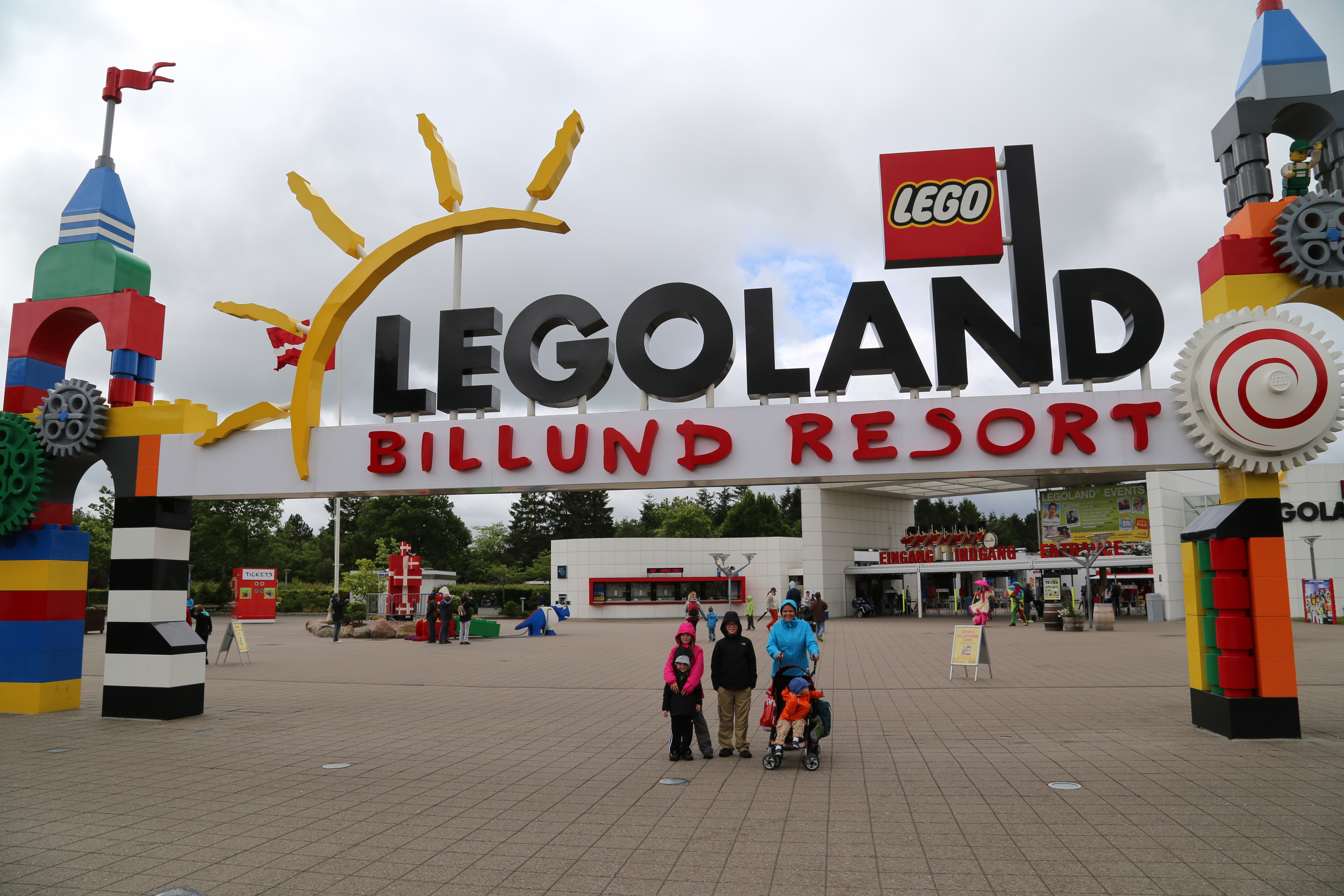 2014 Europe Trip Day 16 - Denmark (Danish Money, Langaa Camping Cabin, Legoland Billund Resort (World's First Legoland - 1968), Danish Hotdogs, Legoland Drivers License, Peeing on the Legotrain, Legoland Holiday Village Cabin and Playground)