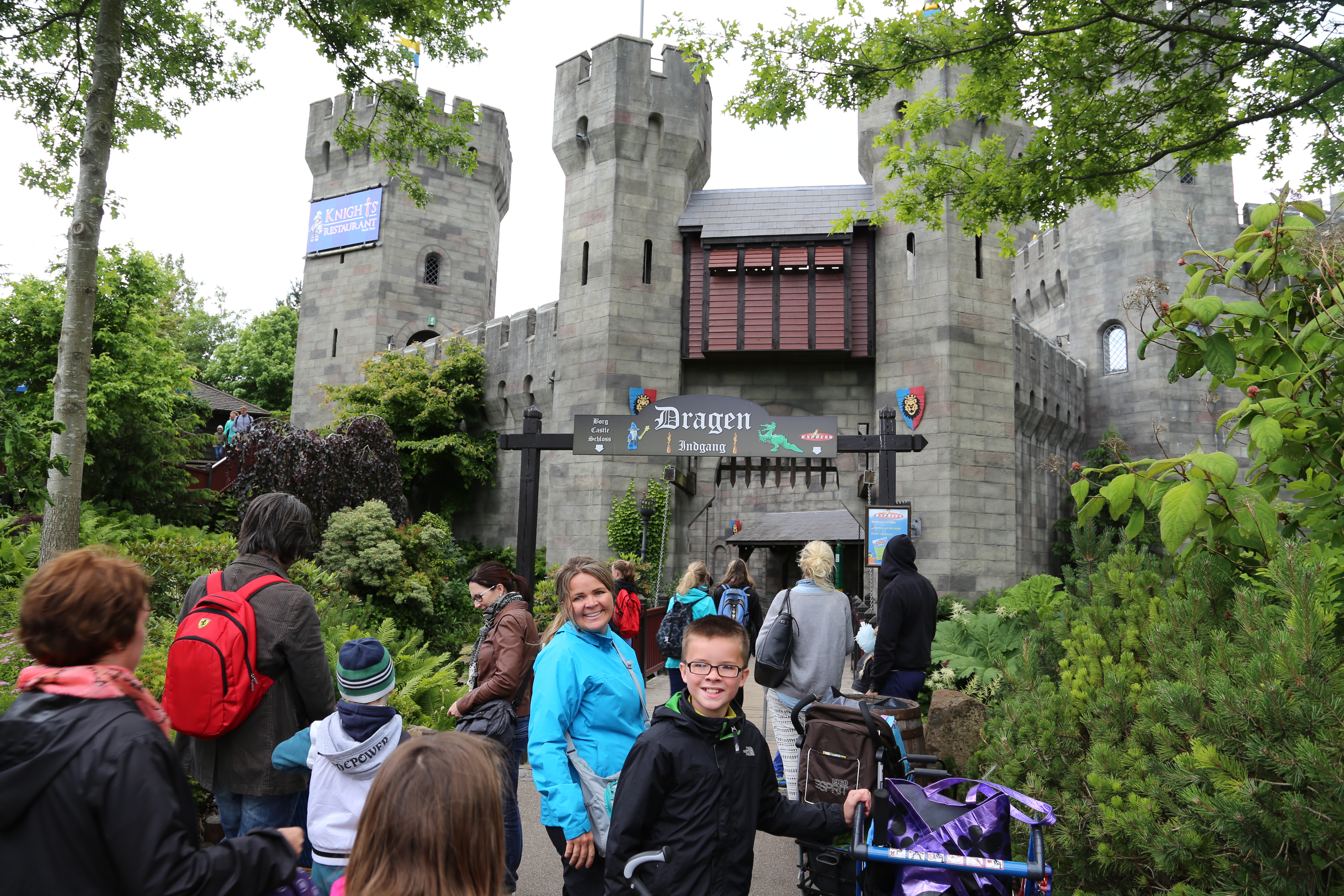 2014 Europe Trip Day 16 - Denmark (Danish Money, Langaa Camping Cabin, Legoland Billund Resort (World's First Legoland - 1968), Danish Hotdogs, Legoland Drivers License, Peeing on the Legotrain, Legoland Holiday Village Cabin and Playground)