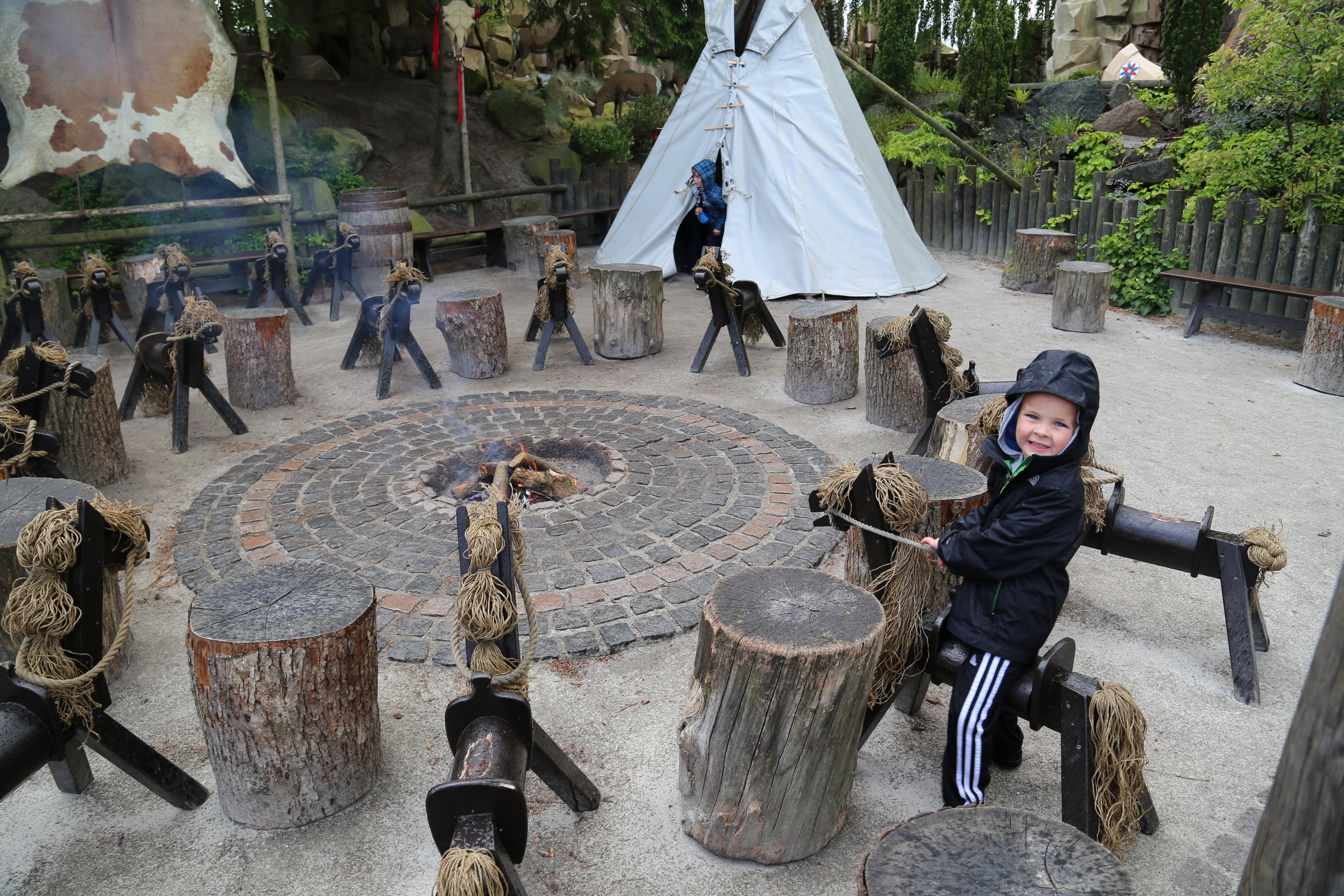 2014 Europe Trip Day 16 - Denmark (Danish Money, Langaa Camping Cabin, Legoland Billund Resort (World's First Legoland - 1968), Danish Hotdogs, Legoland Drivers License, Peeing on the Legotrain, Legoland Holiday Village Cabin and Playground)