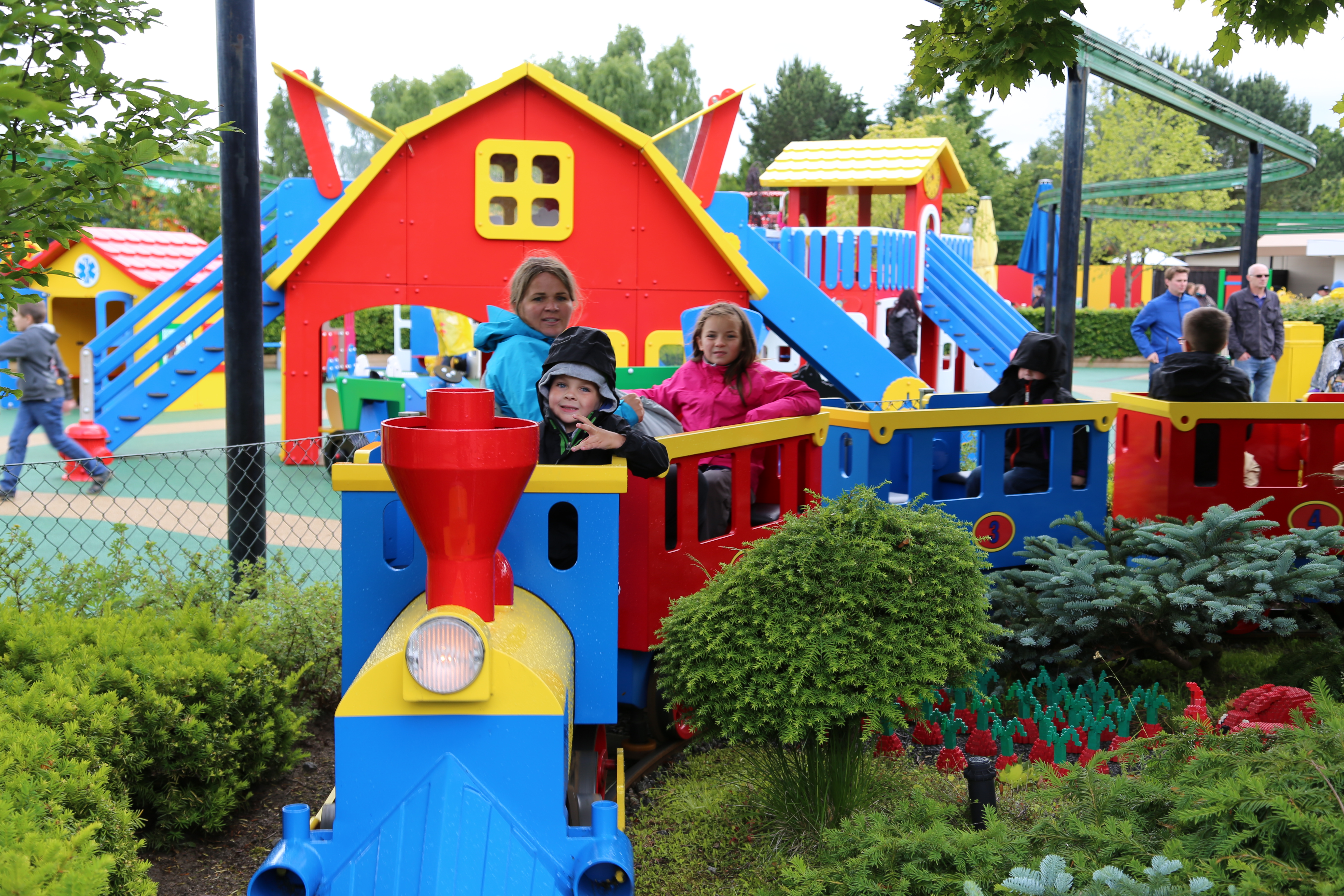 2014 Europe Trip Day 16 - Denmark (Danish Money, Langaa Camping Cabin, Legoland Billund Resort (World's First Legoland - 1968), Danish Hotdogs, Legoland Drivers License, Peeing on the Legotrain, Legoland Holiday Village Cabin and Playground)