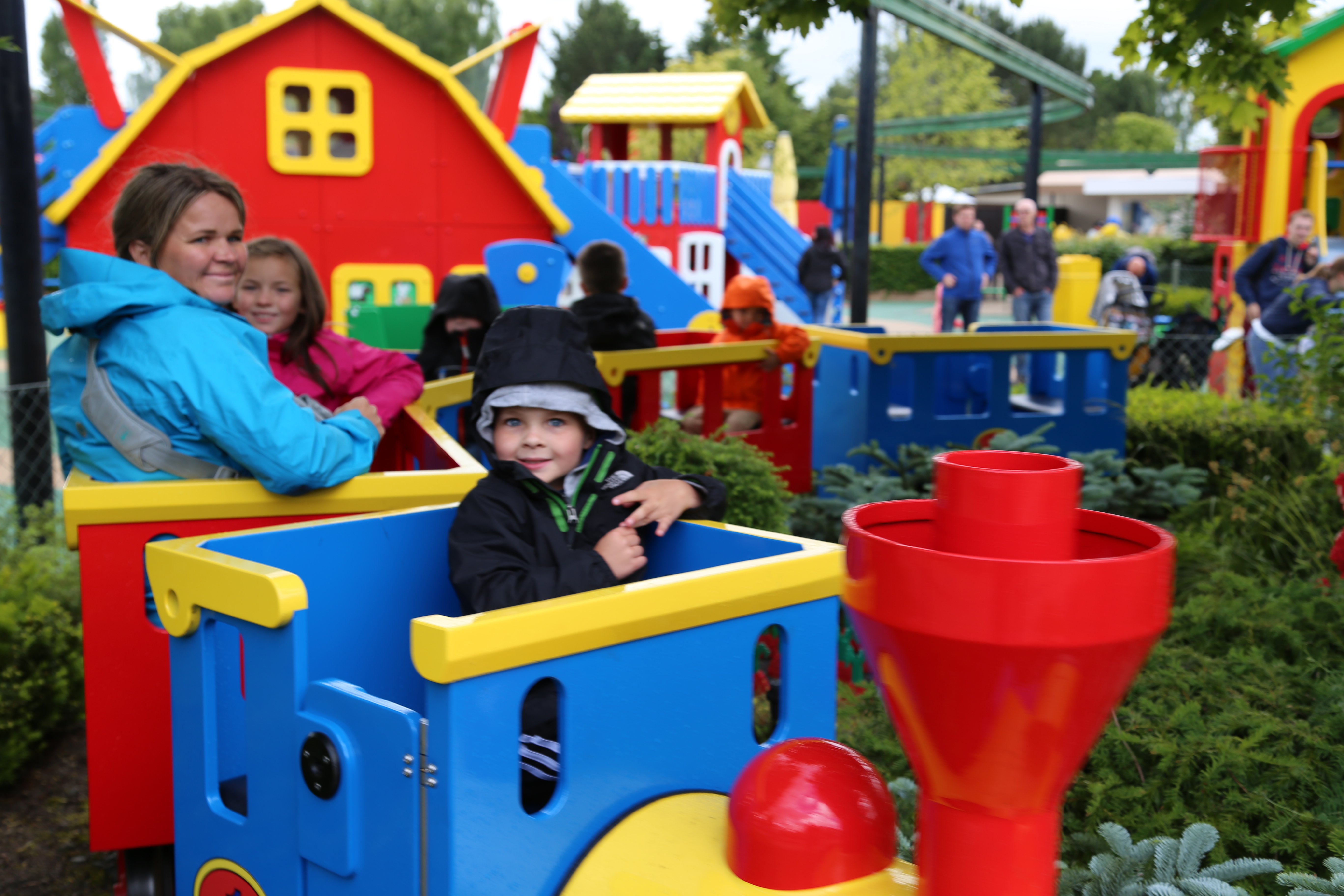 2014 Europe Trip Day 16 - Denmark (Danish Money, Langaa Camping Cabin, Legoland Billund Resort (World's First Legoland - 1968), Danish Hotdogs, Legoland Drivers License, Peeing on the Legotrain, Legoland Holiday Village Cabin and Playground)