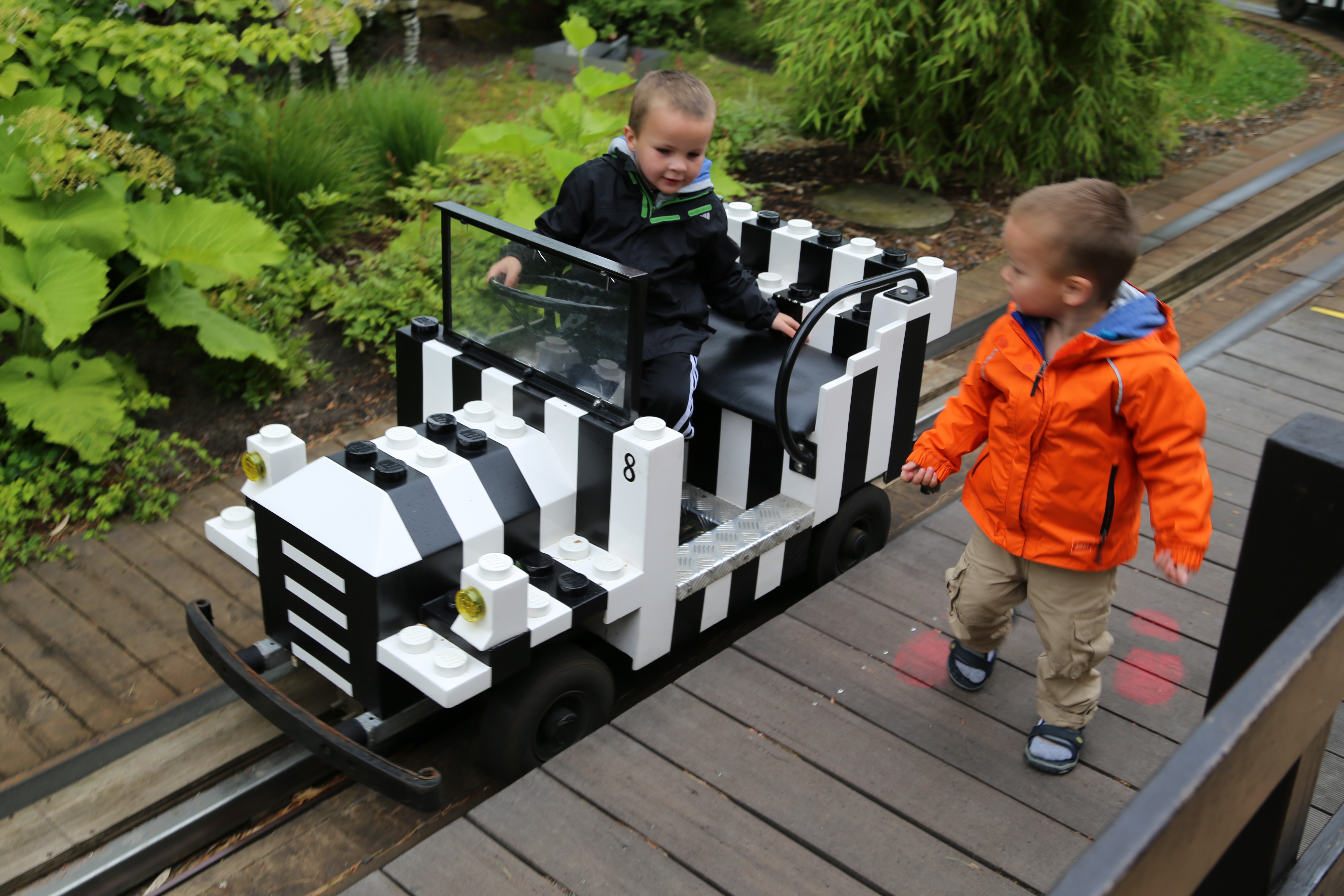 2014 Europe Trip Day 16 - Denmark (Danish Money, Langaa Camping Cabin, Legoland Billund Resort (World's First Legoland - 1968), Danish Hotdogs, Legoland Drivers License, Peeing on the Legotrain, Legoland Holiday Village Cabin and Playground)