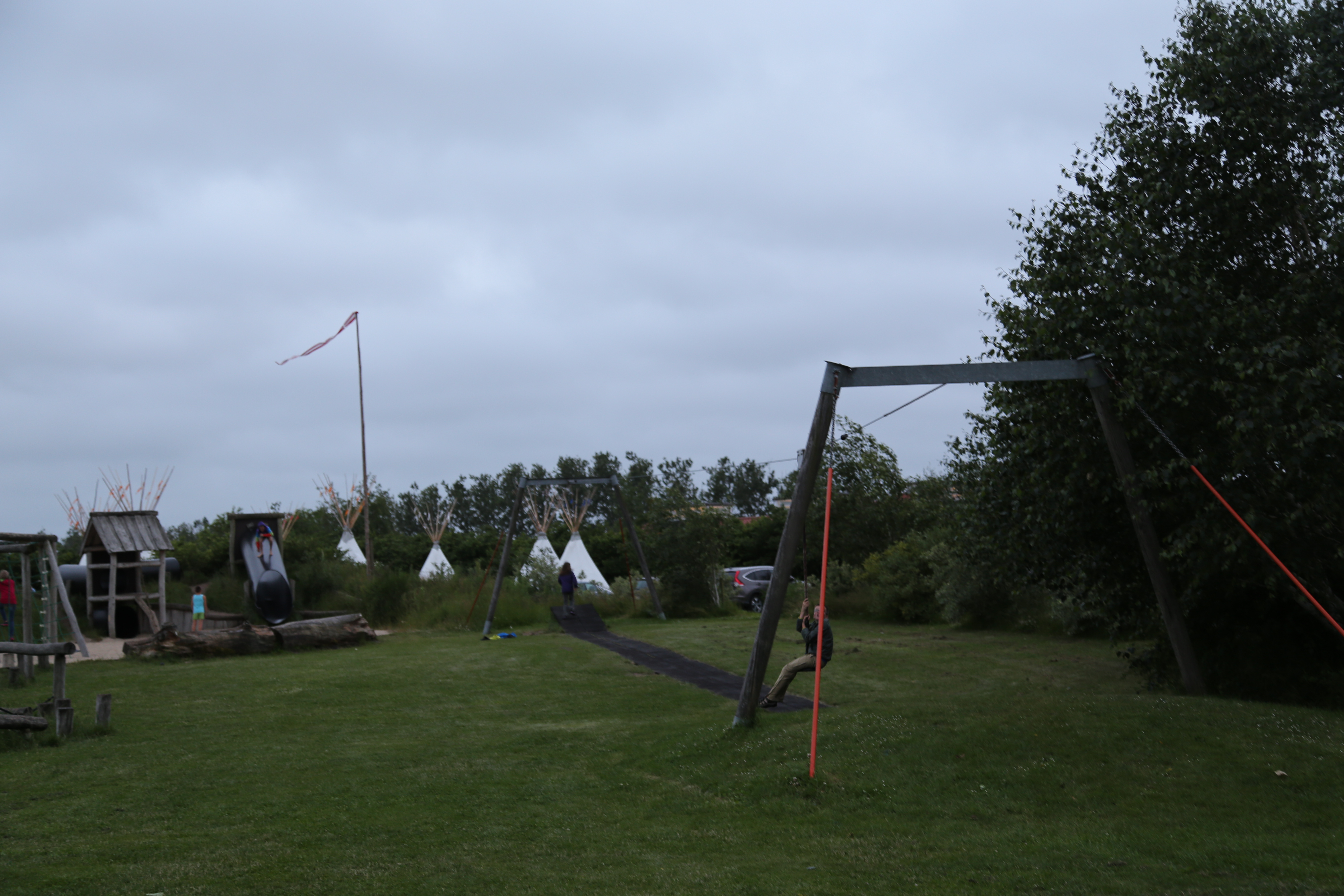 2014 Europe Trip Day 16 - Denmark (Danish Money, Langaa Camping Cabin, Legoland Billund Resort (World's First Legoland - 1968), Danish Hotdogs, Legoland Drivers License, Peeing on the Legotrain, Legoland Holiday Village Cabin and Playground)