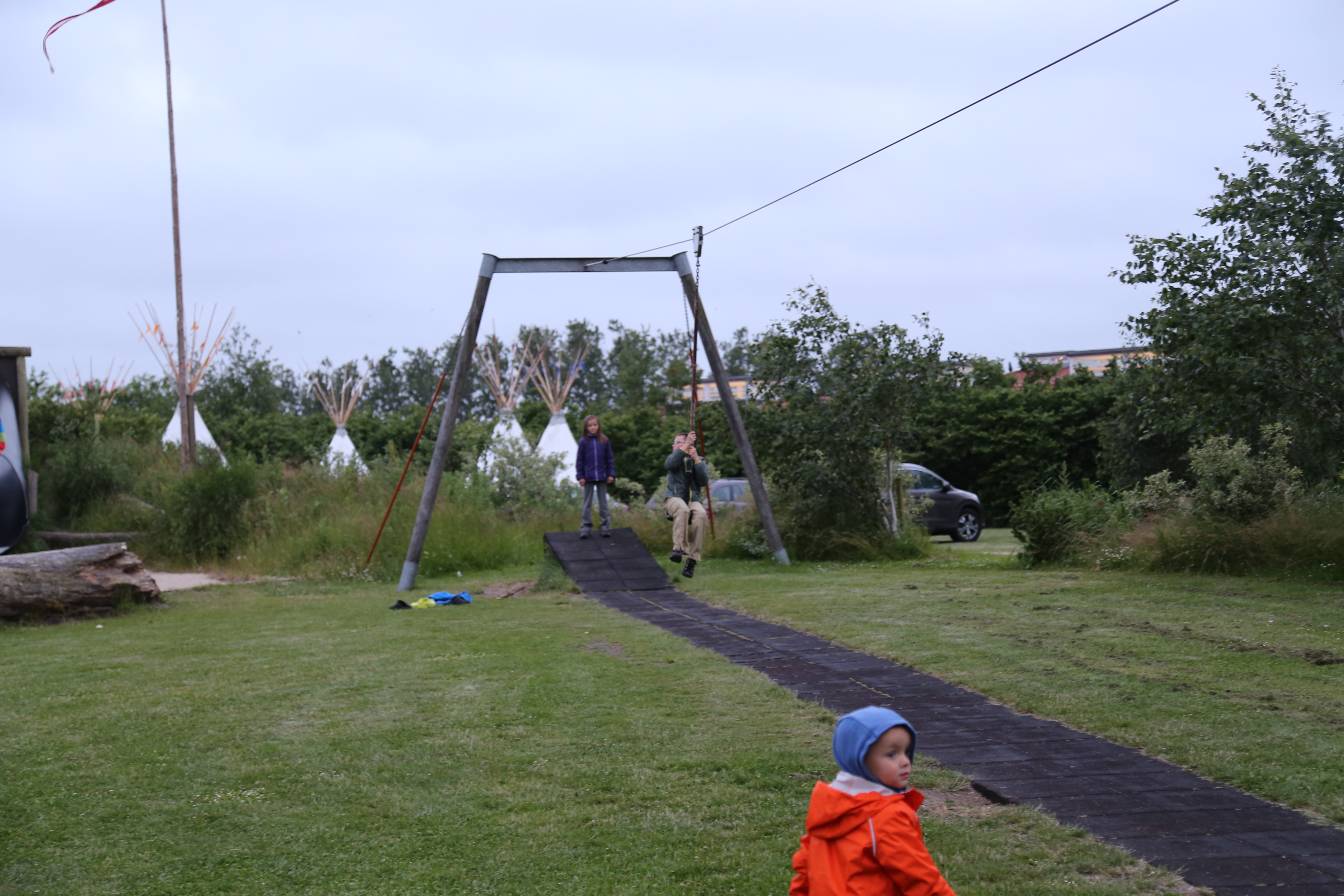 2014 Europe Trip Day 16 - Denmark (Danish Money, Langaa Camping Cabin, Legoland Billund Resort (World's First Legoland - 1968), Danish Hotdogs, Legoland Drivers License, Peeing on the Legotrain, Legoland Holiday Village Cabin and Playground)