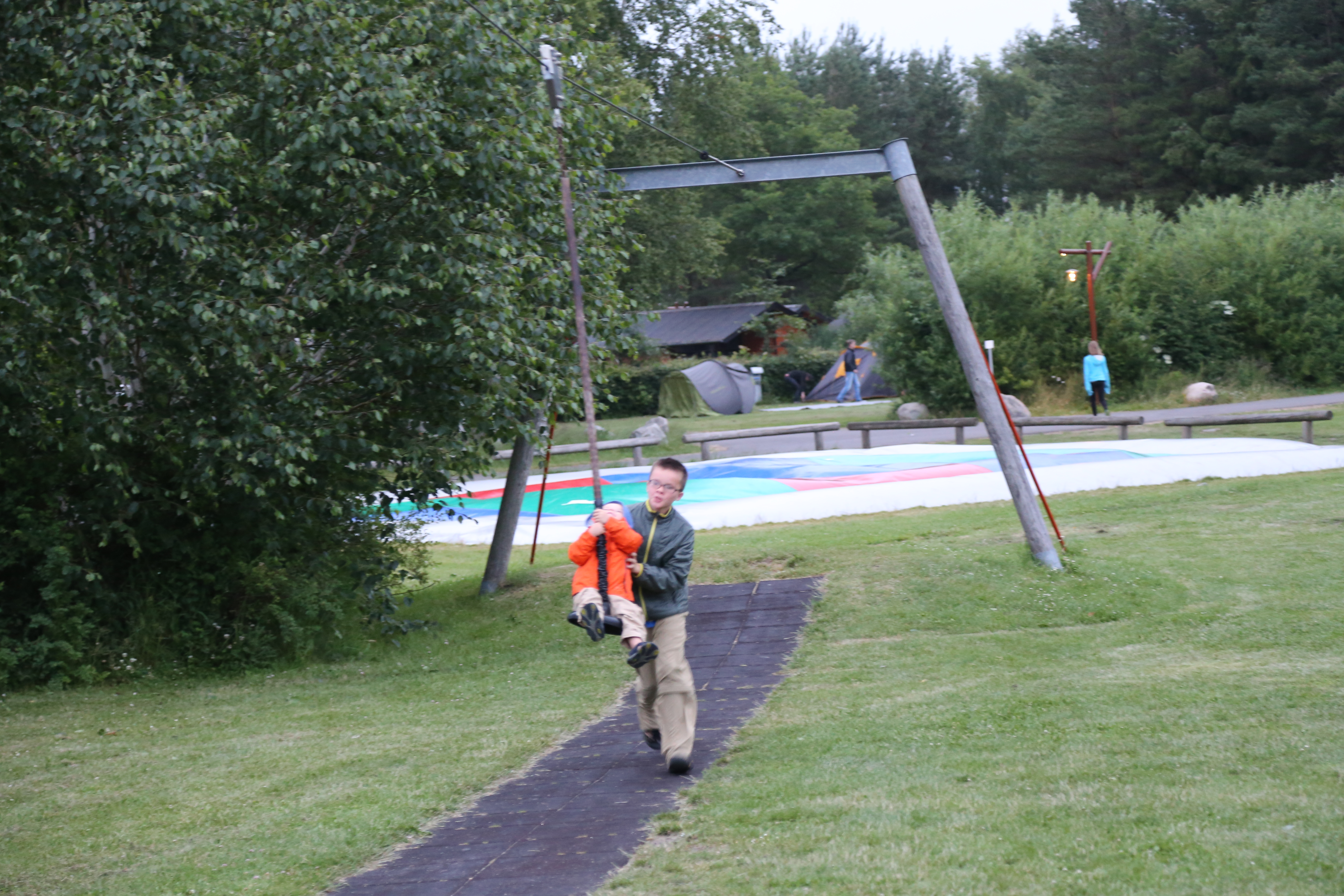 2014 Europe Trip Day 16 - Denmark (Danish Money, Langaa Camping Cabin, Legoland Billund Resort (World's First Legoland - 1968), Danish Hotdogs, Legoland Drivers License, Peeing on the Legotrain, Legoland Holiday Village Cabin and Playground)