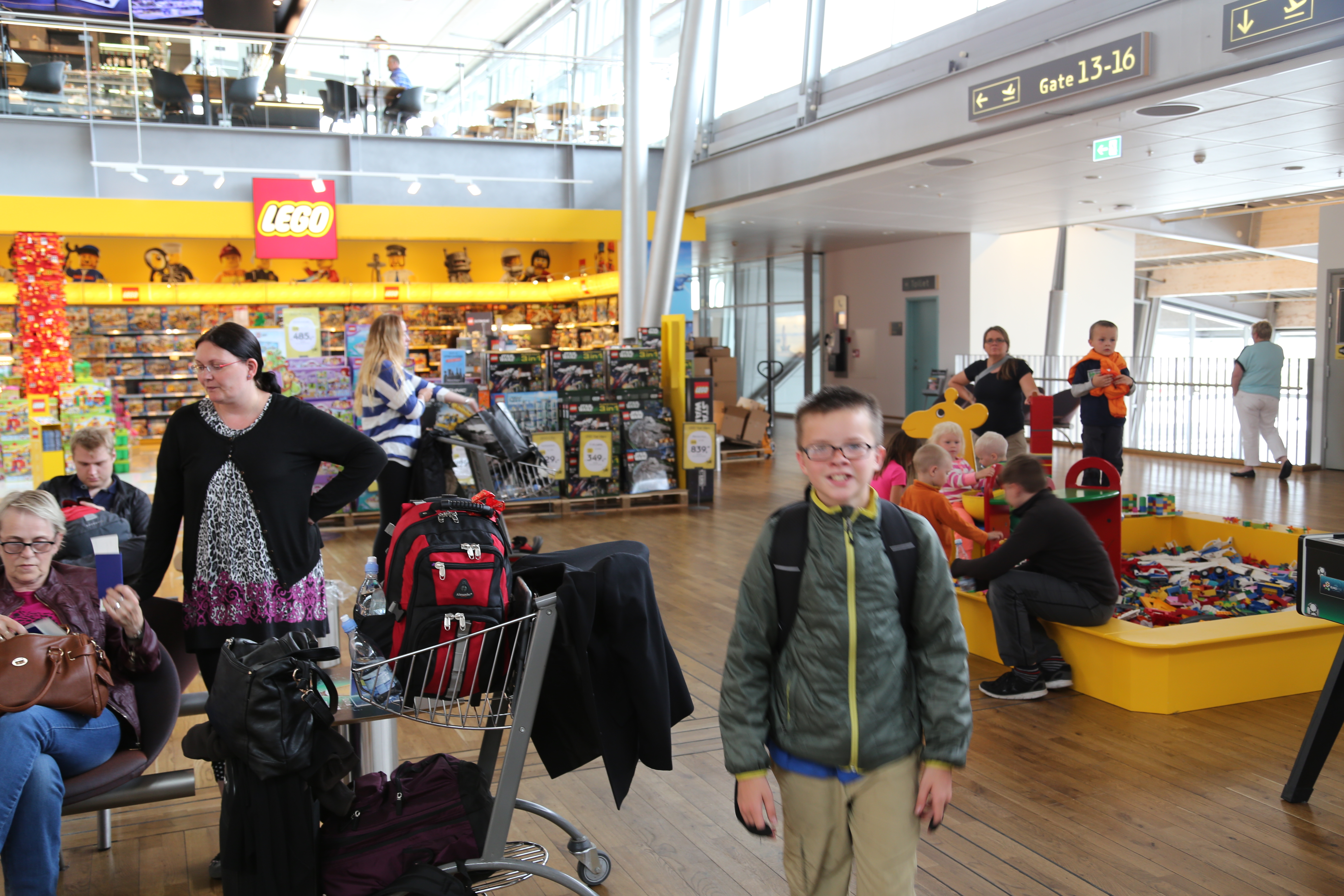 2014 Europe Trip Day 17 - Norway (Legoland Holiday Village, Billund Denmark Airport, Oslo Norway Airport, Harstad / Narvik Evenes Airport, Queen Sonja of Norway (Sonja Haraldsen) on our flight, Harstad Norway, Midnight Sun)