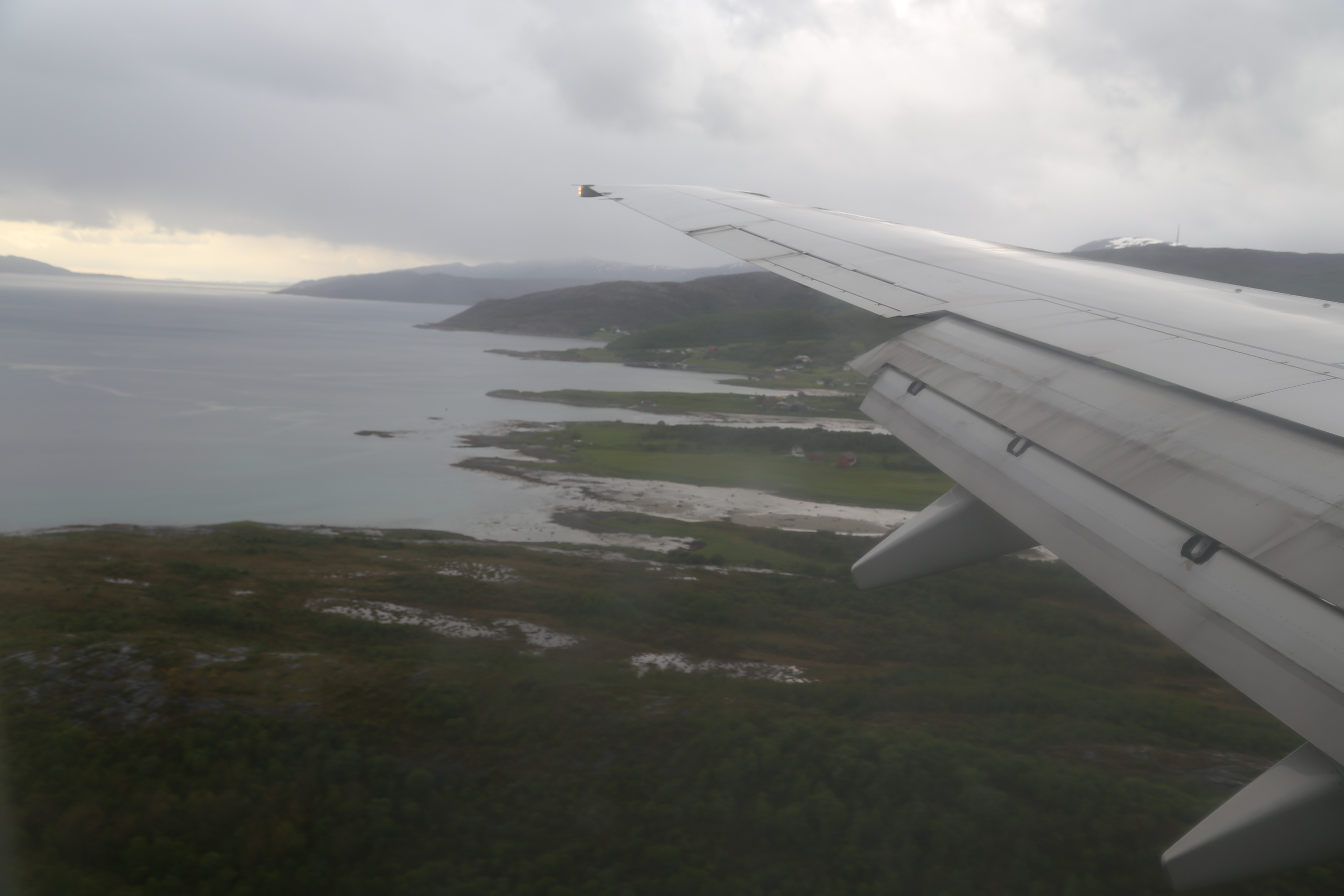 2014 Europe Trip Day 17 - Norway (Legoland Holiday Village, Billund Denmark Airport, Oslo Norway Airport, Harstad / Narvik Evenes Airport, Queen Sonja of Norway (Sonja Haraldsen) on our flight, Harstad Norway, Midnight Sun)