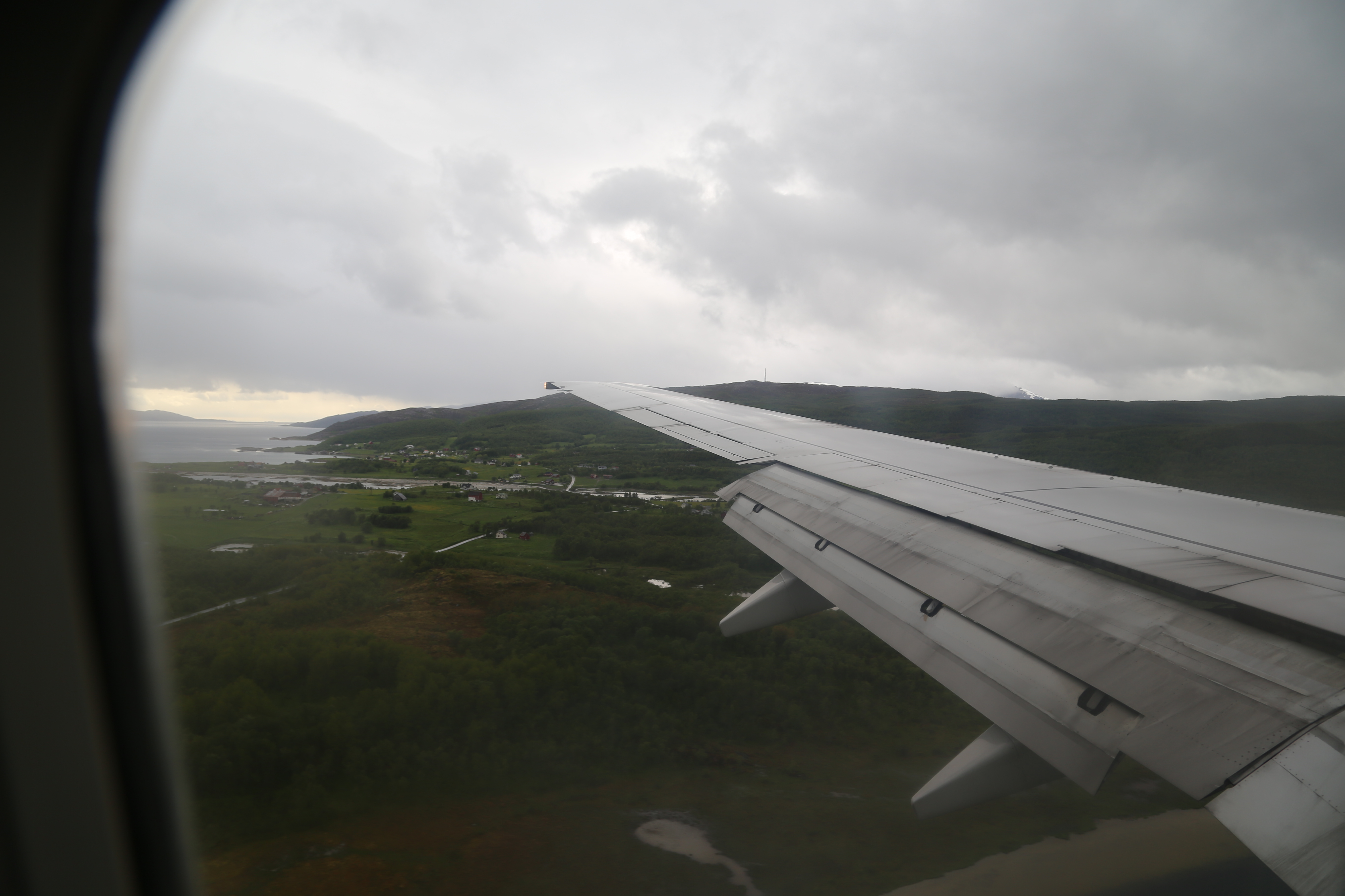 2014 Europe Trip Day 17 - Norway (Legoland Holiday Village, Billund Denmark Airport, Oslo Norway Airport, Harstad / Narvik Evenes Airport, Queen Sonja of Norway (Sonja Haraldsen) on our flight, Harstad Norway, Midnight Sun)
