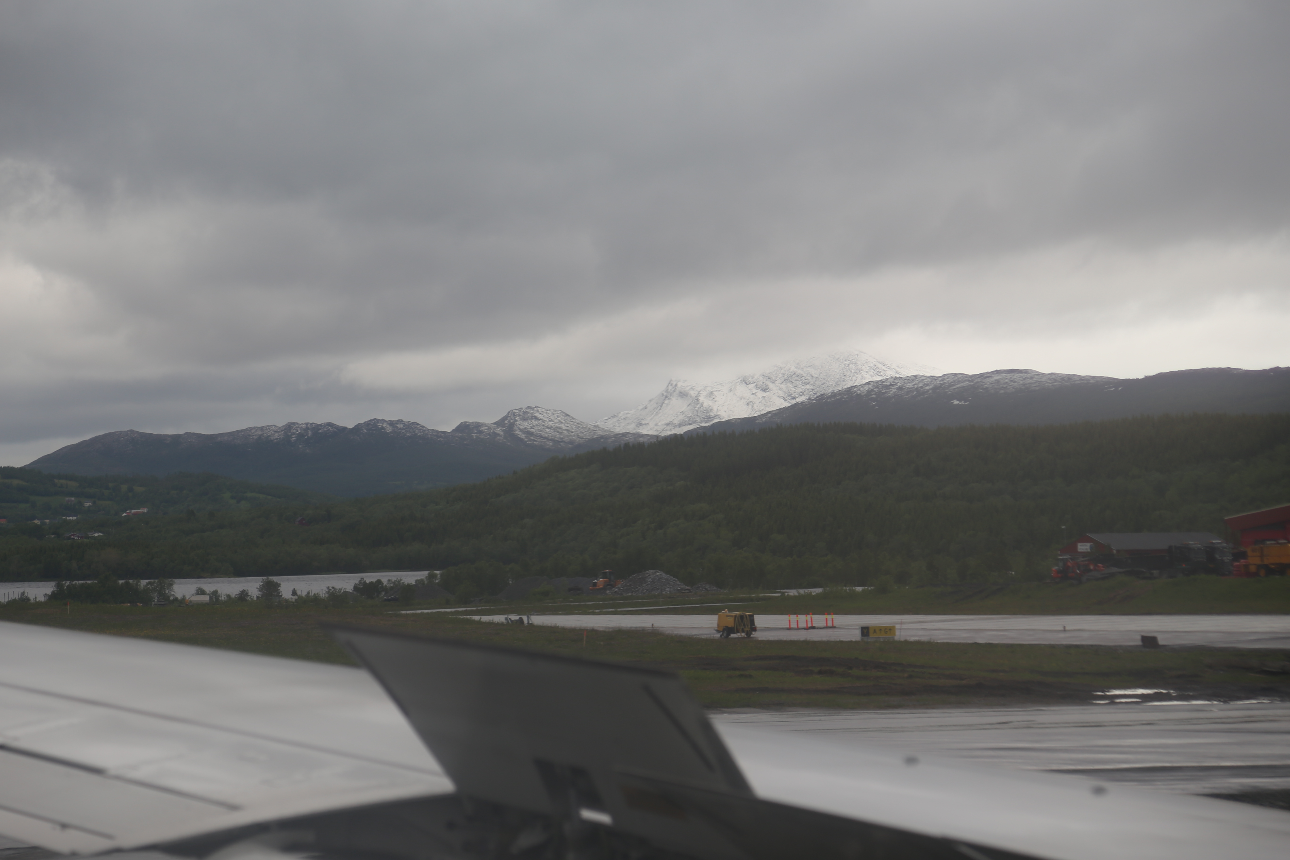 2014 Europe Trip Day 17 - Norway (Legoland Holiday Village, Billund Denmark Airport, Oslo Norway Airport, Harstad / Narvik Evenes Airport, Queen Sonja of Norway (Sonja Haraldsen) on our flight, Harstad Norway, Midnight Sun)