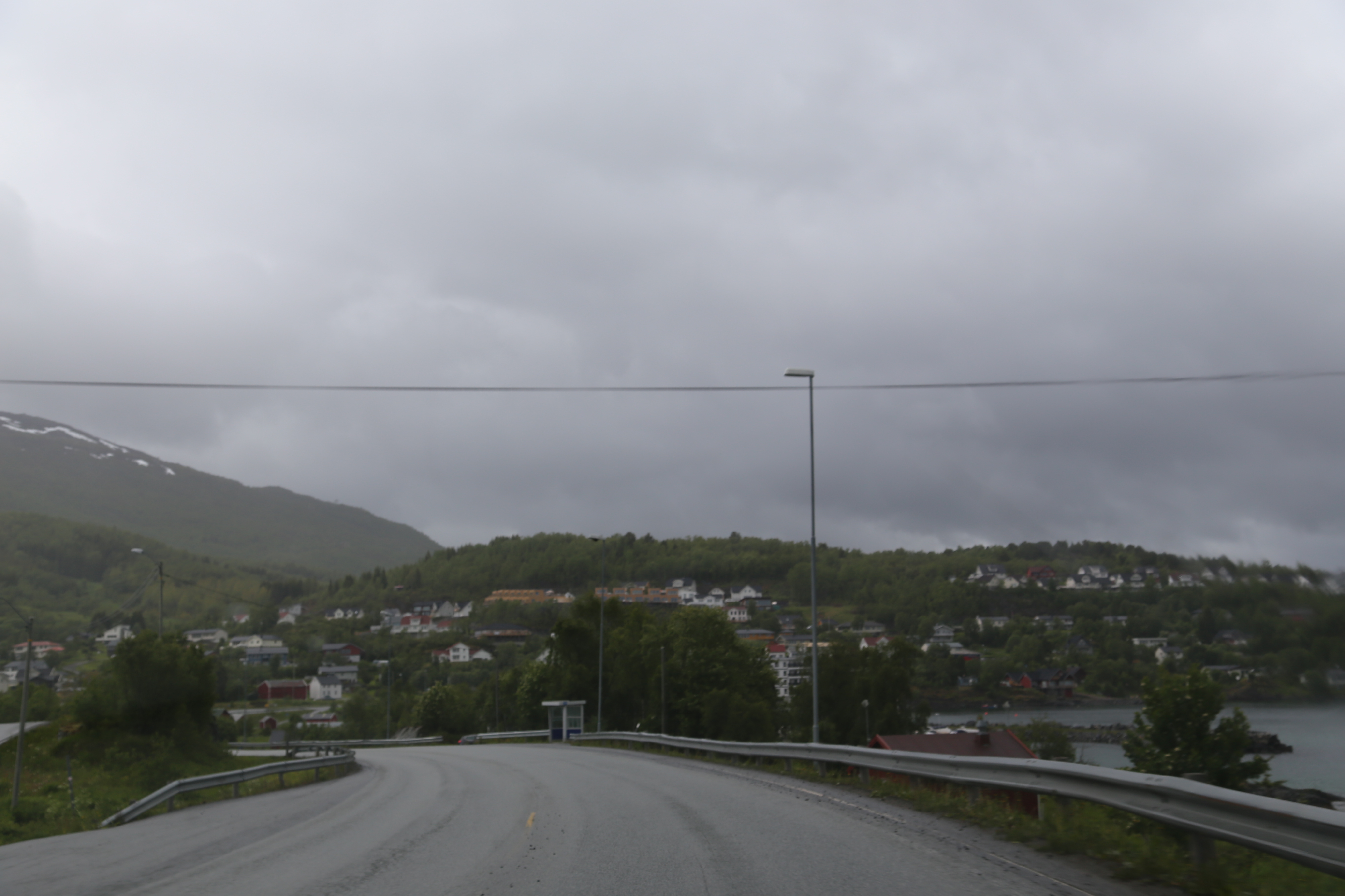 2014 Europe Trip Day 17 - Norway (Legoland Holiday Village, Billund Denmark Airport, Oslo Norway Airport, Harstad / Narvik Evenes Airport, Queen Sonja of Norway (Sonja Haraldsen) on our flight, Harstad Norway, Midnight Sun)