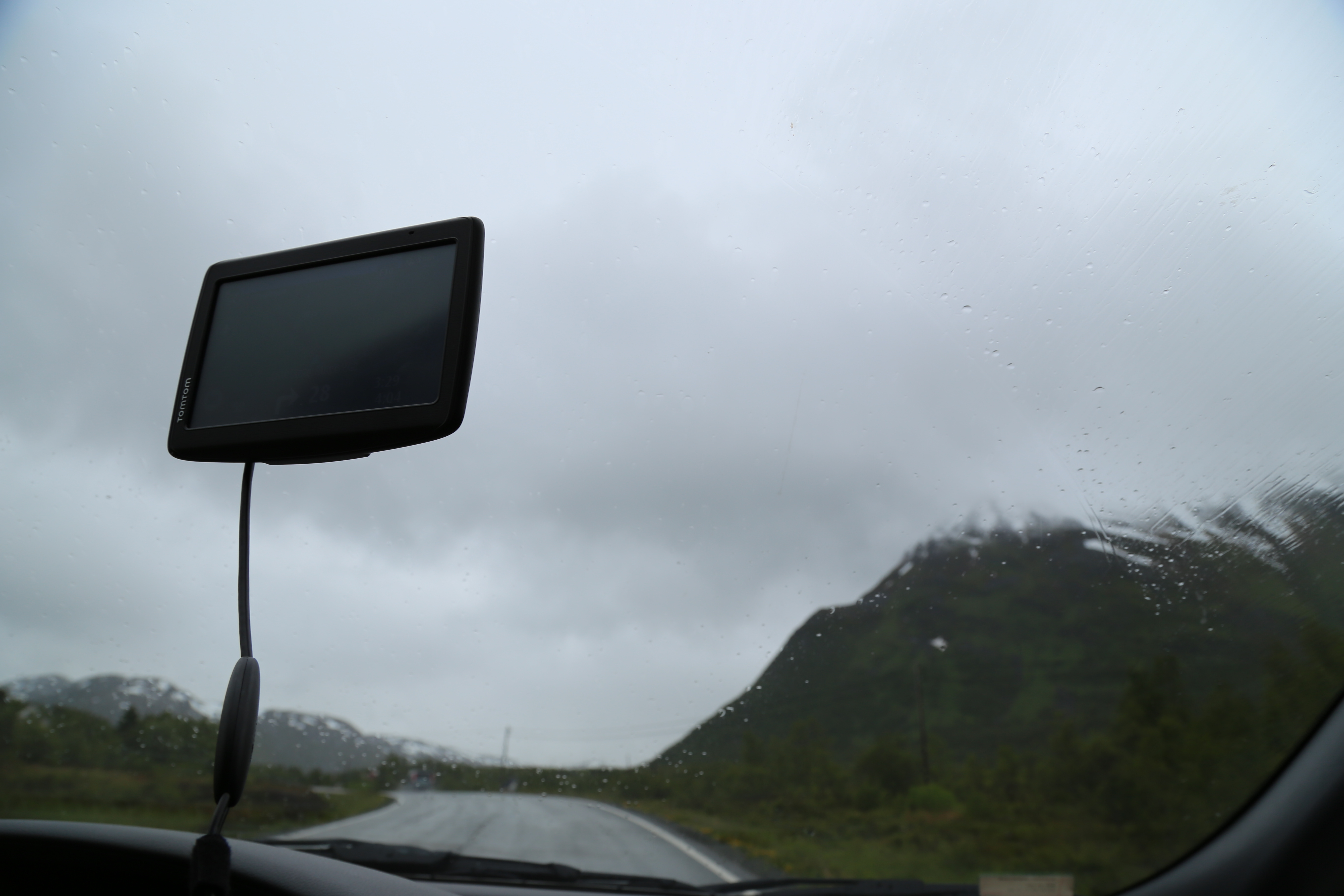 2014 Europe Trip Day 18 - Norway (Lofoten Islands: Sordal Tunnel (4 miles),  Sloverfjord Tunnel (2 miles), Chocolate Chip Rolls, Svolvaer, Lofoten Stockfish (Hanging Cod), Fishing Village Named Å, Snails, Fiskeburger (Fish Burger), Wild Reindeer) 